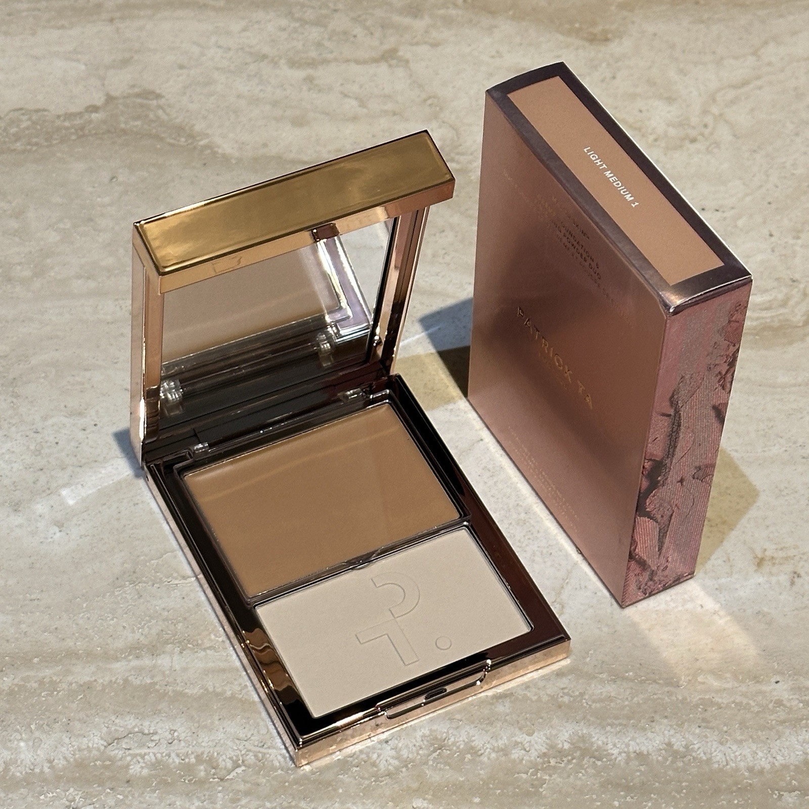Patrick Ta Major Skin Crème Foundation and Finishing Powder Duo Light Medium 1