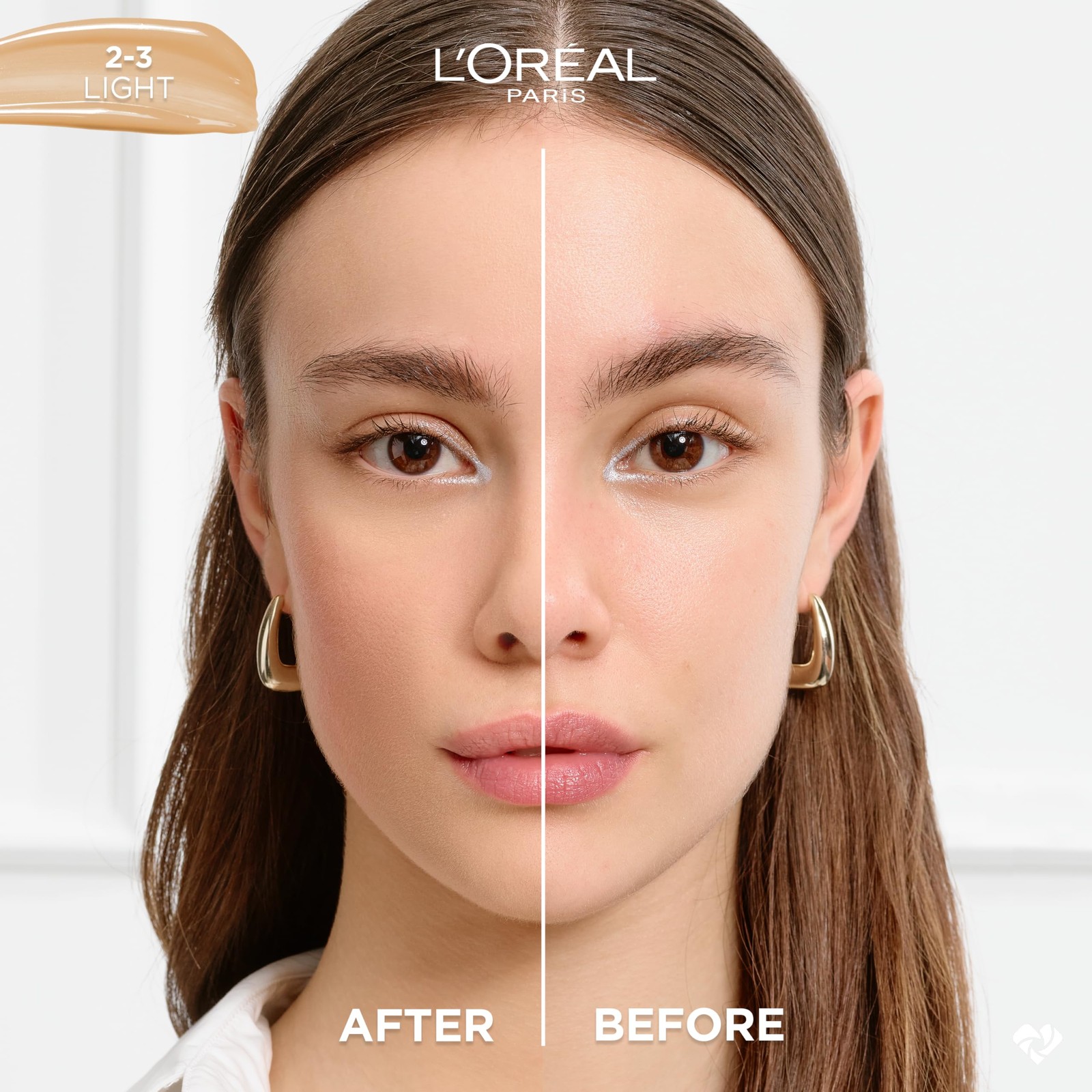True Match Nude Hyaluronic Tinted Serum Foundation with 1% Hyaluronic acid, L…