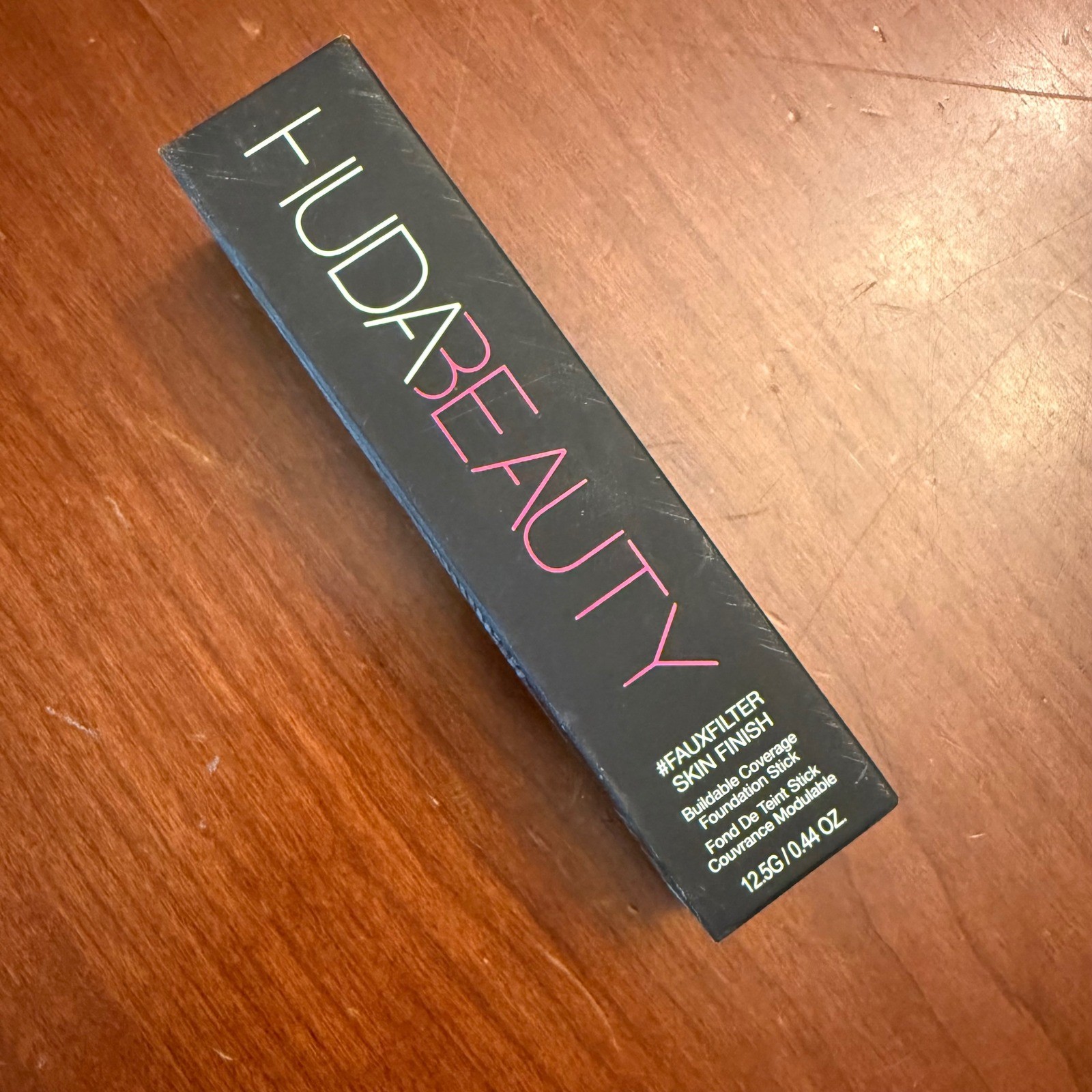 Huda Beauty #Fauxfilter Skin Finish Foundation Stick Vanilla 120B New .44 oz
