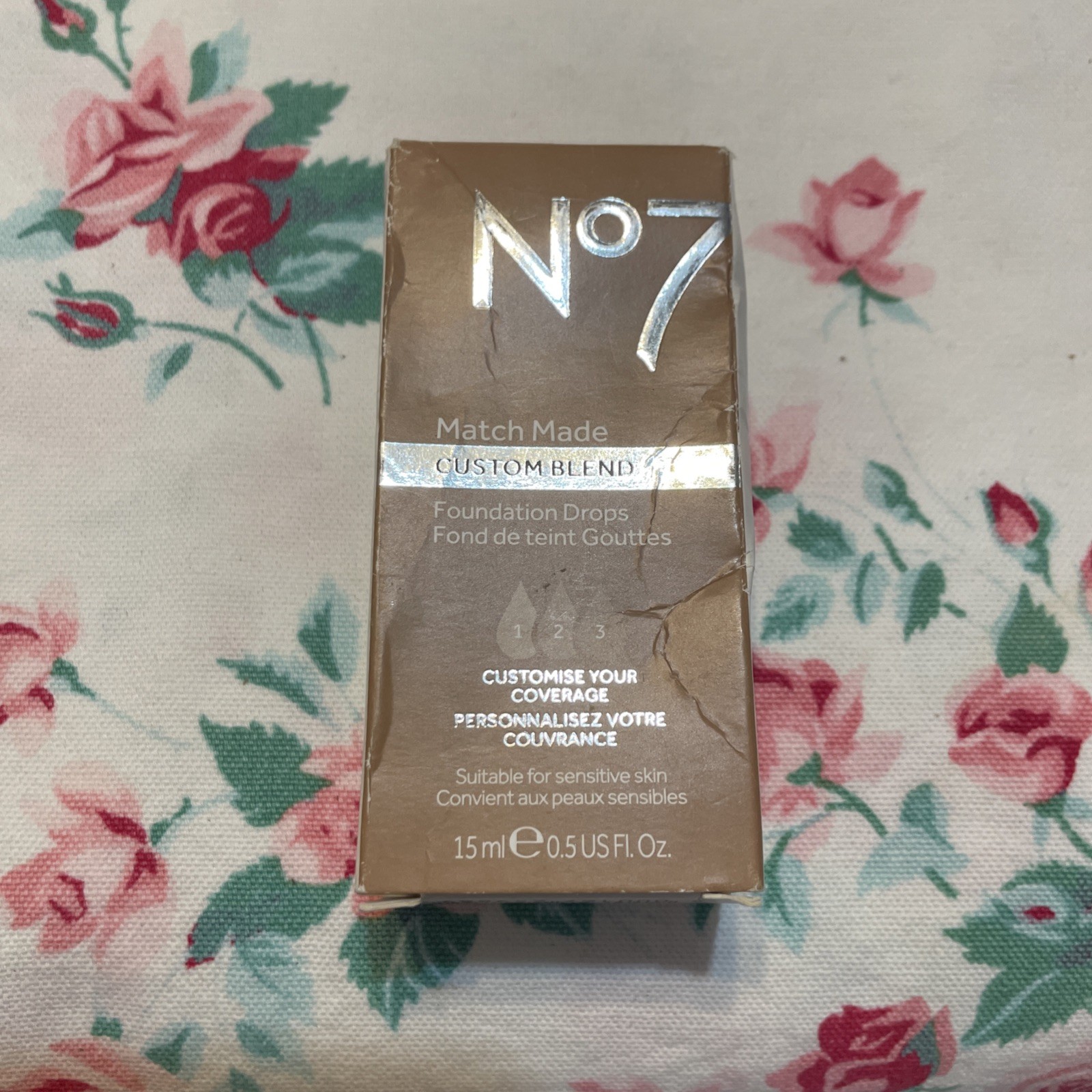 No7 DEEPLY HONEY Match Made Custom Blend Foundation Drops 0.5oz New Retired VHTF