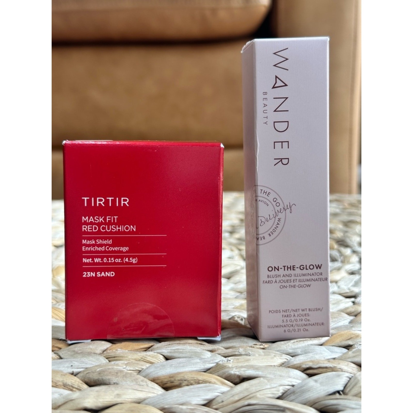 NIB Glowy Makeup Bundle – TIRTIR Cushion + Wander Beauty Blush & Illuminator