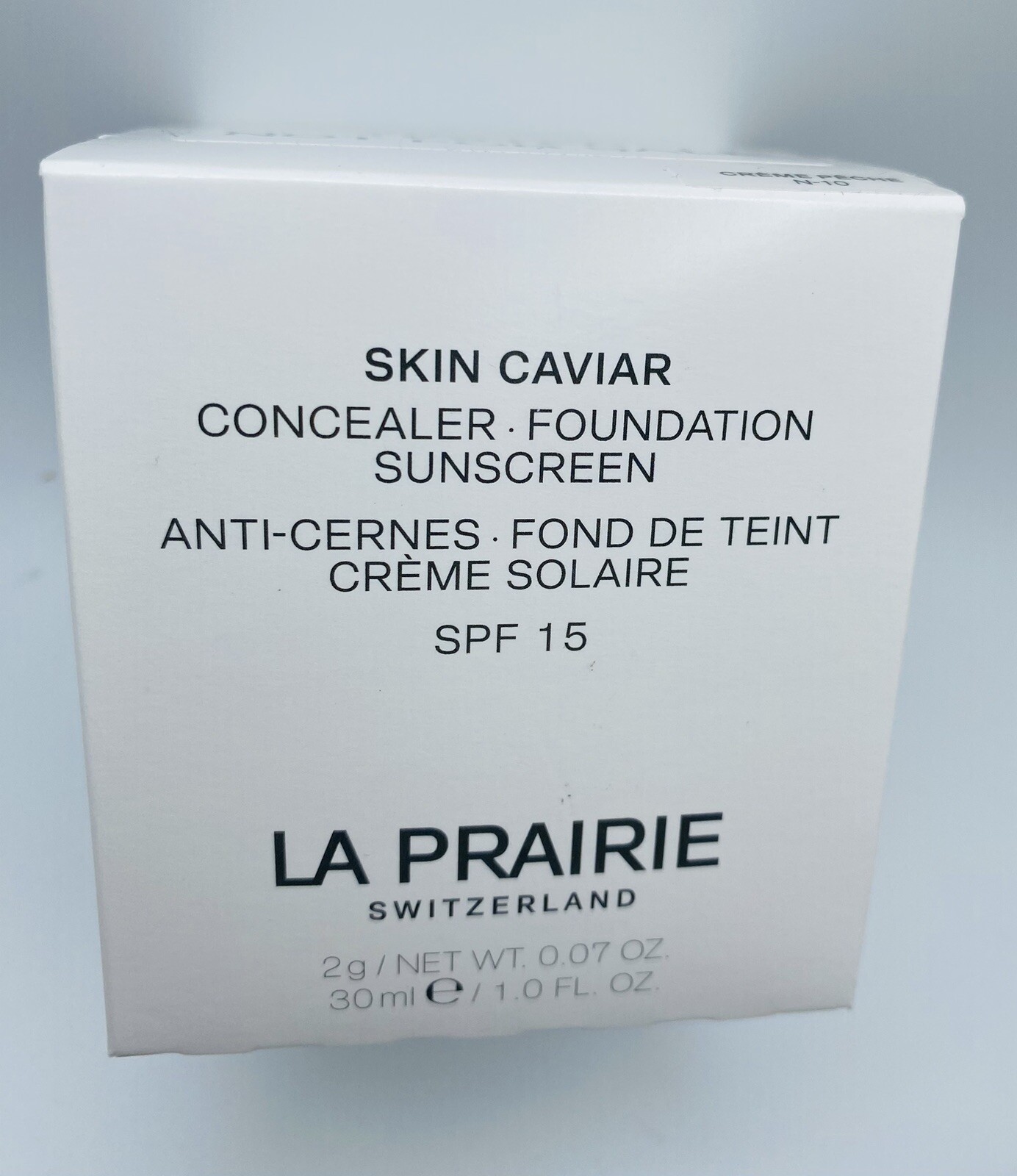 LA PRAIRIE SKIN CAVIAR COMPLEXION CONCEALER FOUNDATION SPF 15 – WARM BEIGE