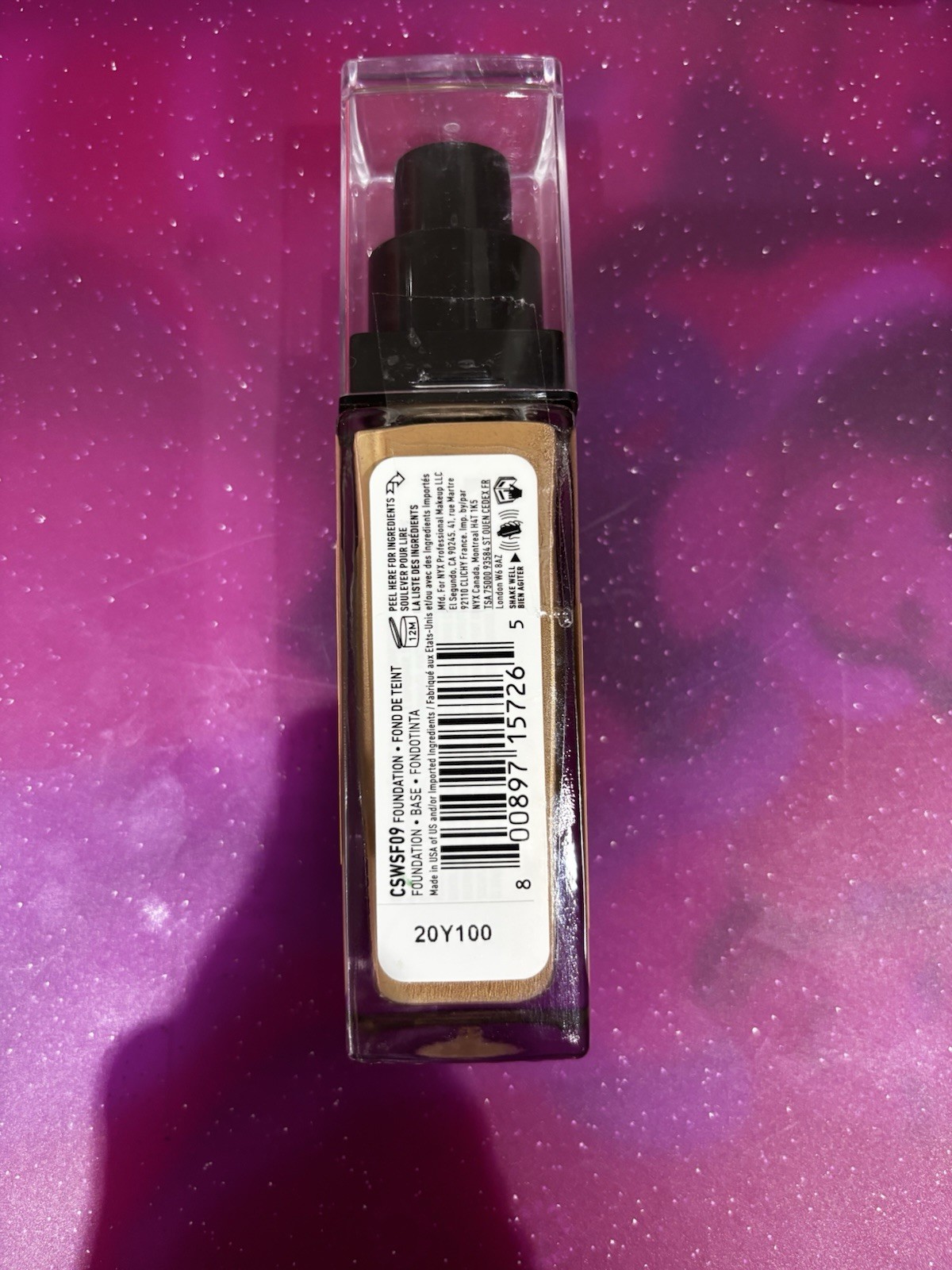 NYX Can’t Stop Won’t Stop Full Coverage Matte Foundation Medium Olive 1 fl oz