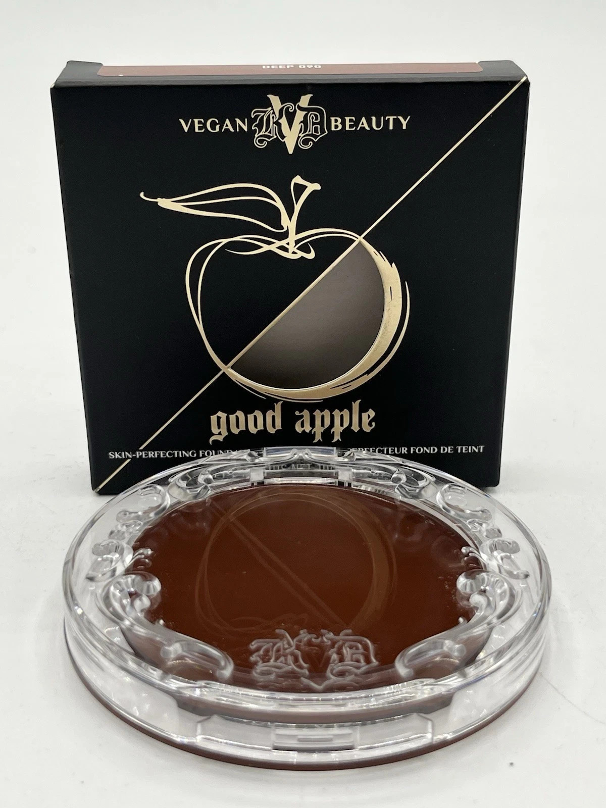 Kat Von D KVD Good Apple Skin Perfecting Foundation Balm ~ DEEP 090 ~ 10g/0.35oz