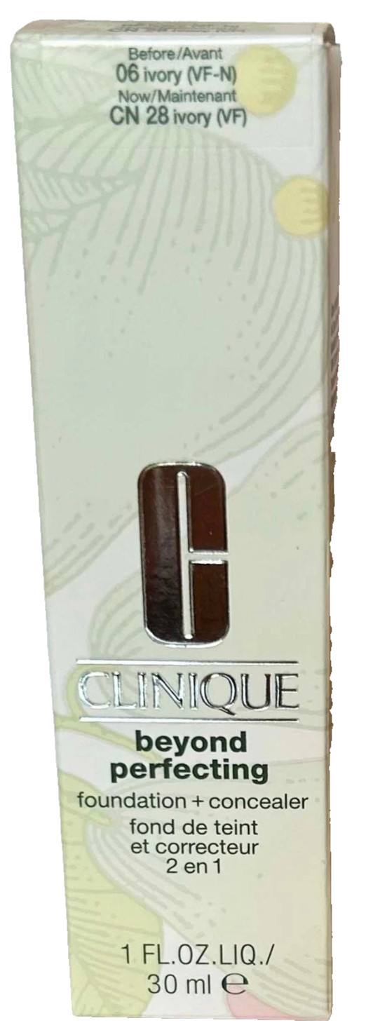 Clinique Beyond Perfecting Foundation + Concealer – CN 28 Ivory (VF) 1oz