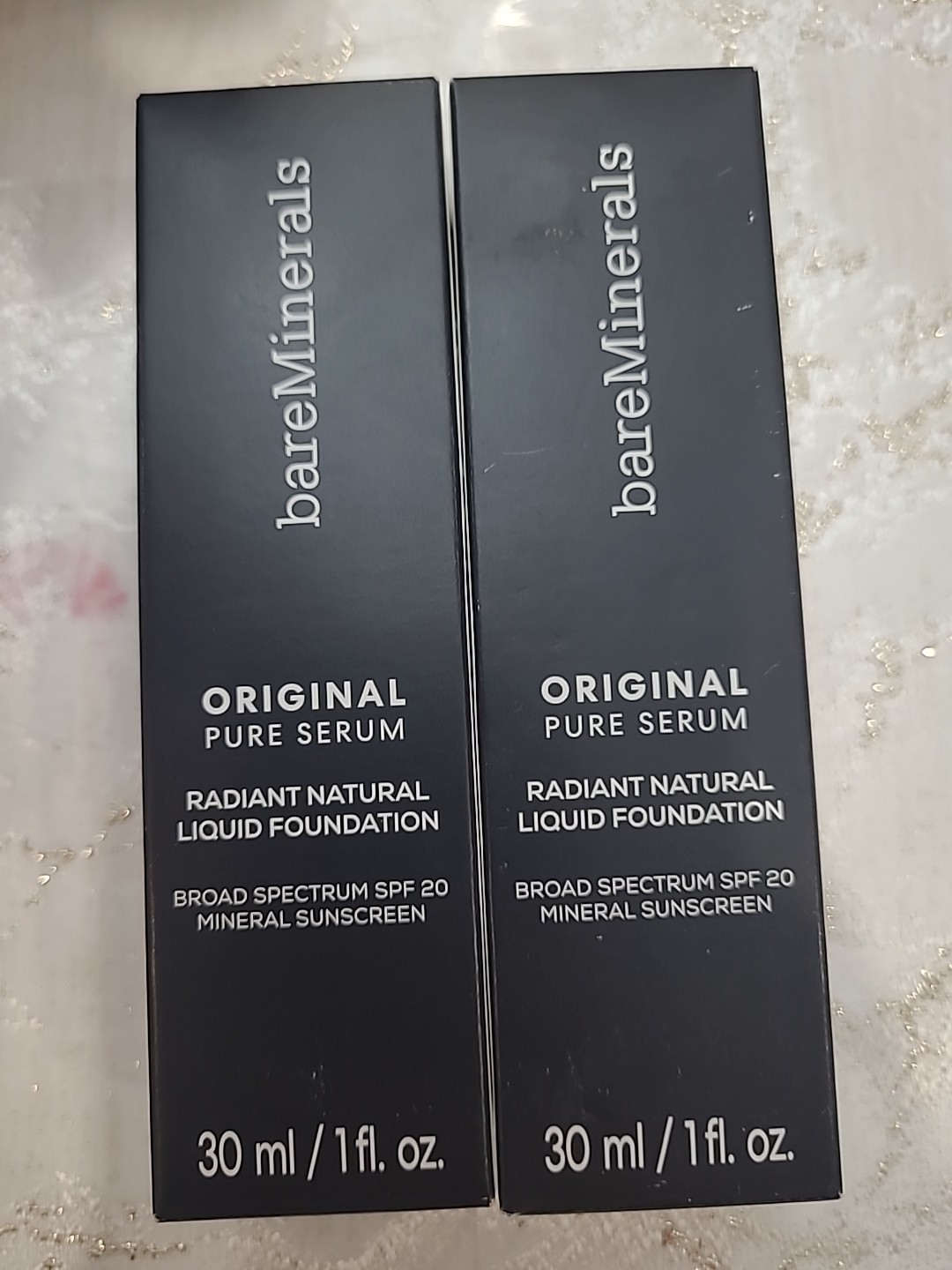 bareMinerals Serum Liquid Foundation SPF20 Light Cool 2, 2 Pack 1oz Exp 05/25
