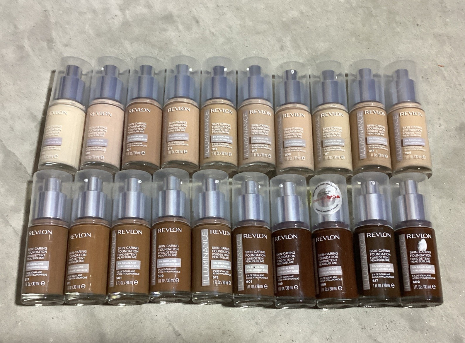 Wholesale 15 Revlon Illuminance Skin-Caring Foundation Mixed Colors Makeup