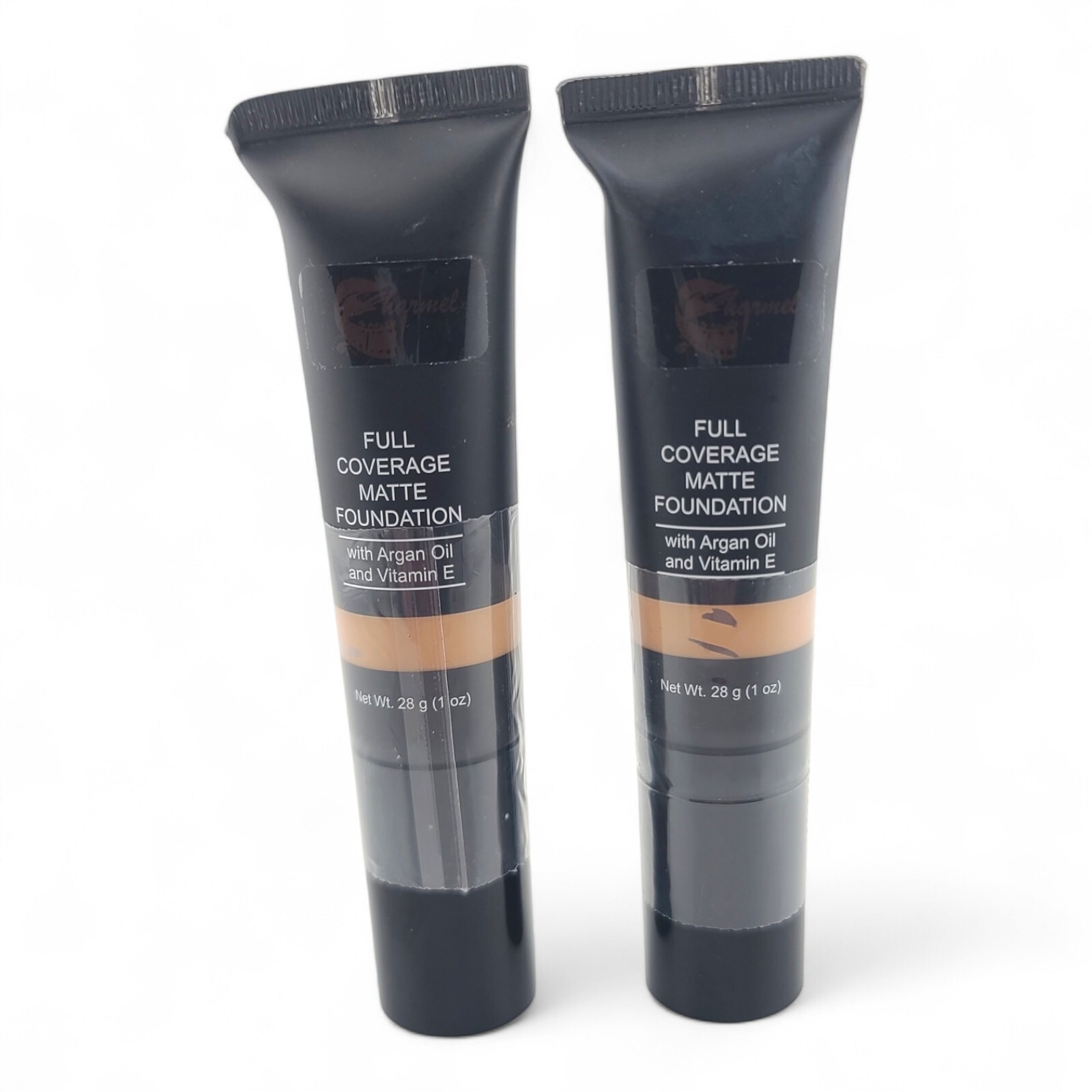 Charmel France Full Coverage Matte Foundation N20 Lot Of 2 New Sealed 2- 1 Oz Tu