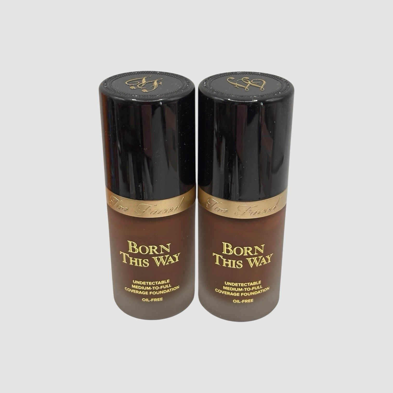 2 Pack Too Faced Born This Way Foundation in the shade SABLE – 1 fl oz /30ml x 2