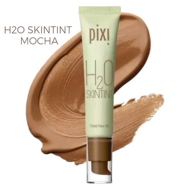 Pixi by Petra H2O SkinTint Tinted Face Gel Foundation No 5 Mocha Dark Tan Brown