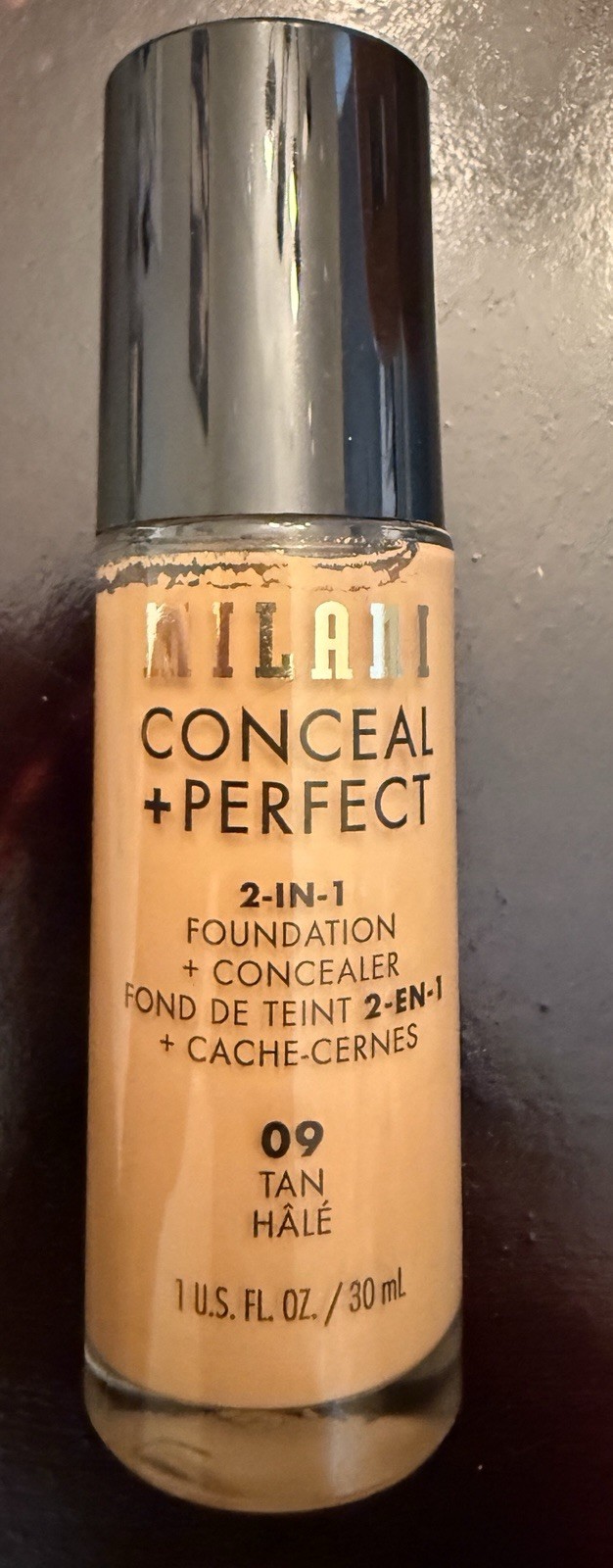 MILANI CONCEAL + PERFECT 2 In 1 FOUNDATION MAKEUP 09 TAN BNIP SEALED
