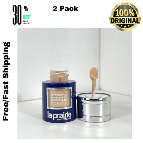La Prairie Foundation SPF 15 Tender Ivory NW-10 10ml Skin Caviar Anti-Cernes