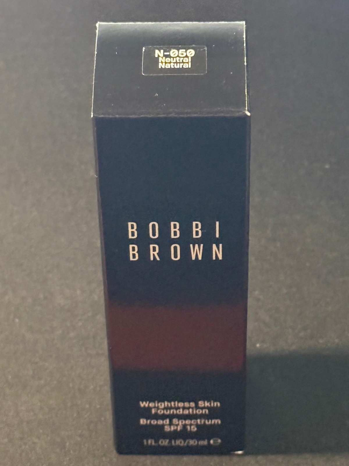 Bobbi Brown Weightless Skin Foundation SPF 15- N-050 NEUTRAL NATURAL -New in Box