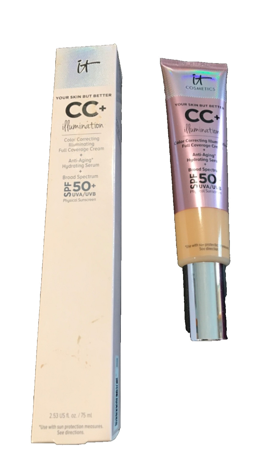 IT Your Skin Better CC+ Illumination Anti-Aging Cream Foundation SPF50 Medium