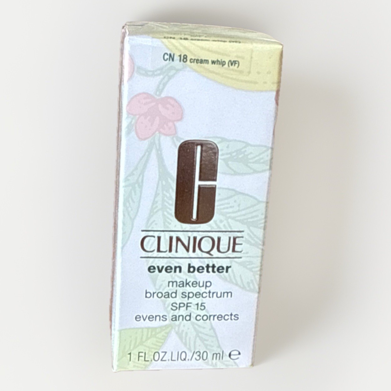 Clinique Base – Even Better Makeup Cream Foundation SPF 15 CN 18 Cream Whip 30ml