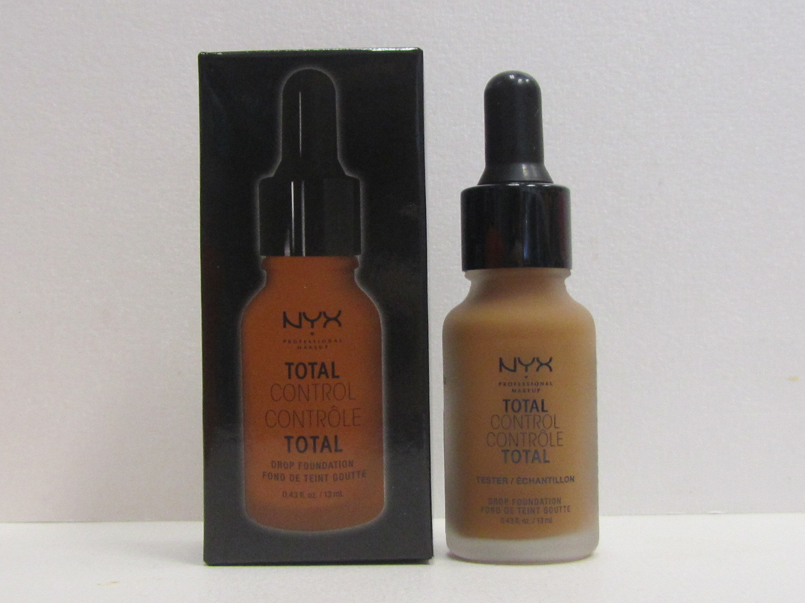NYX Total Control Drop Foundation color TCDF18 Deep Sable 0.43 oz New In Box