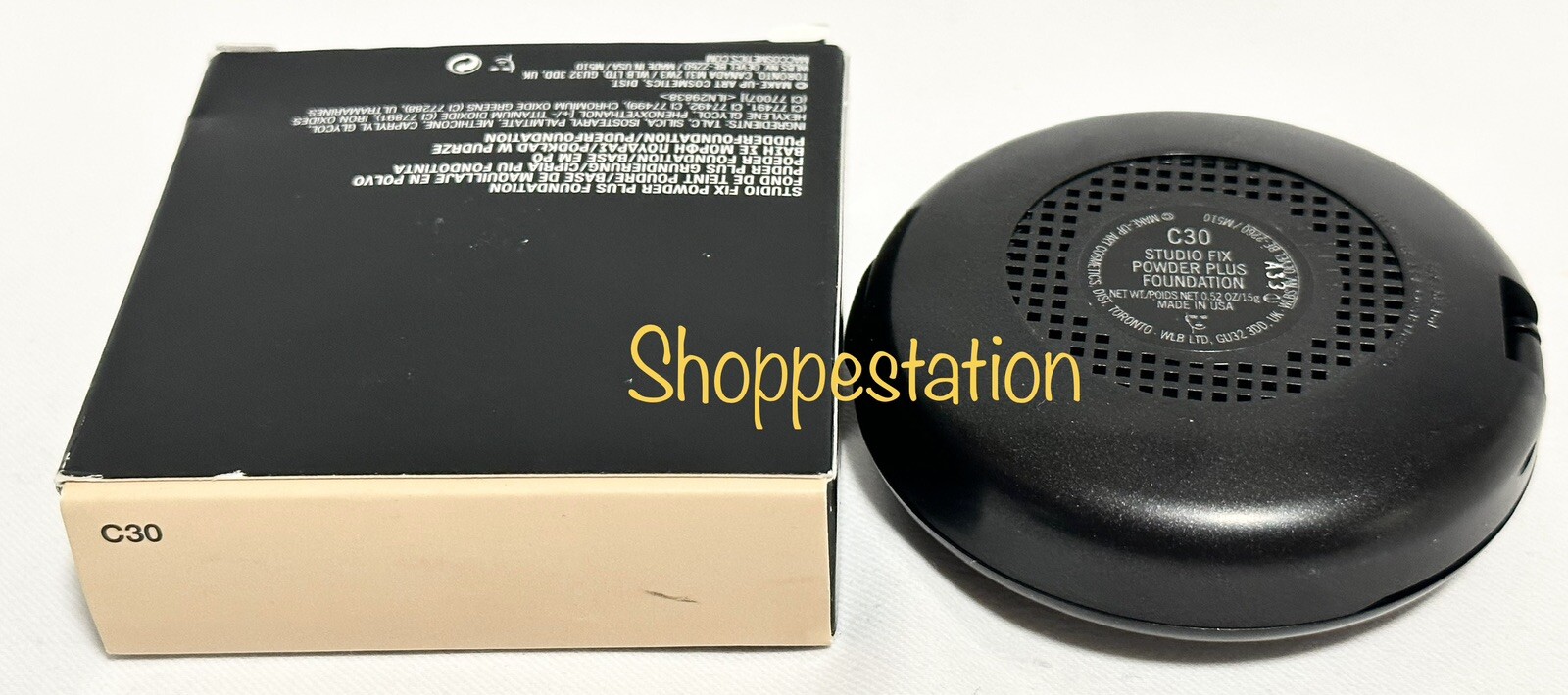 MAC Studio Fix Powder Plus Foundation Shade C30 Full Size 15g New In Box