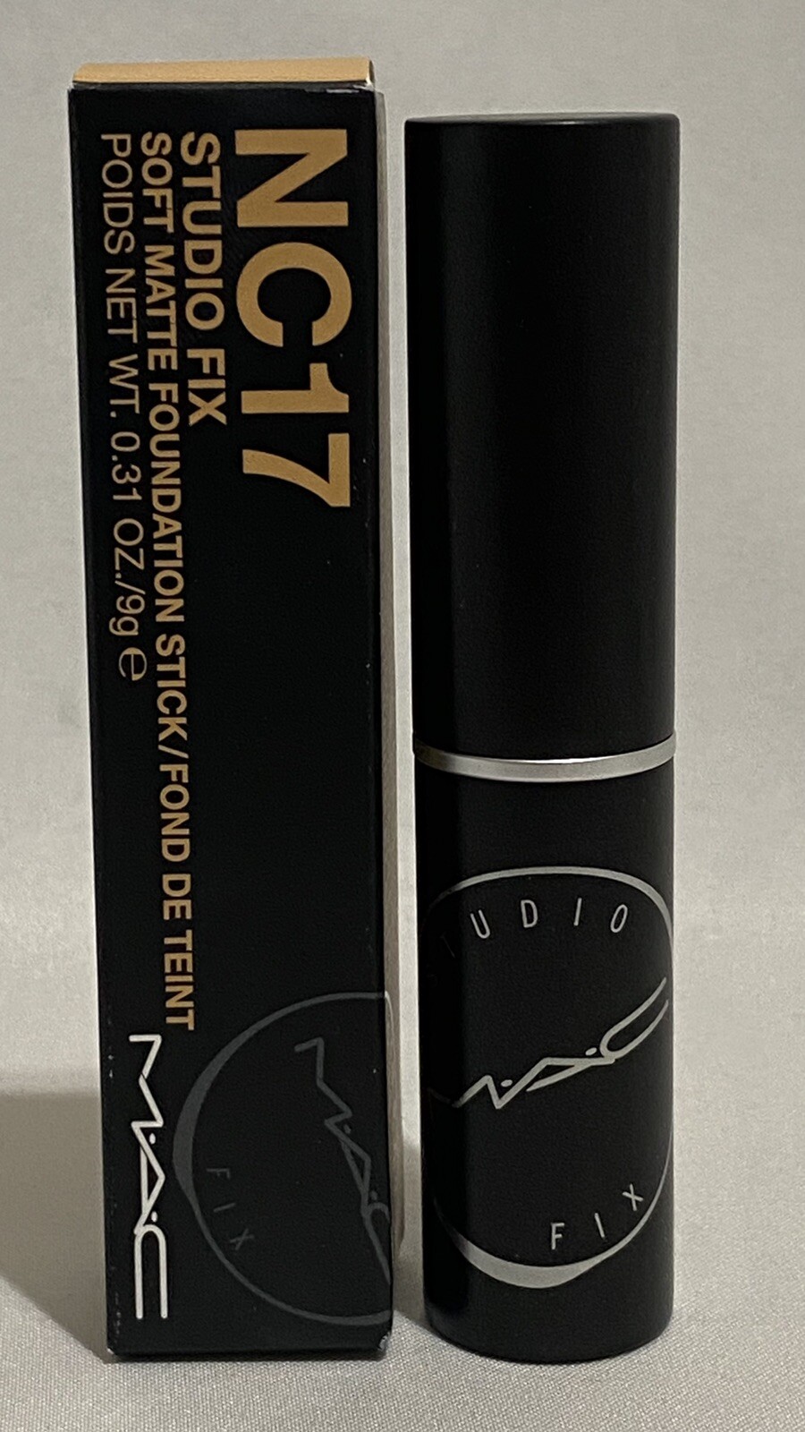 MAC Studio Fix Soft Matte Foundation Stick Shade NC17 Full Size 0.31oz / 9g