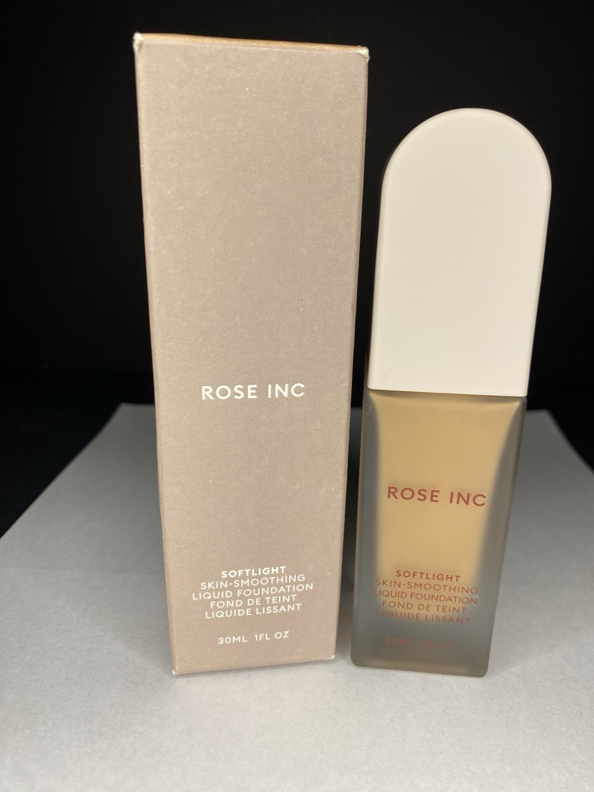 NEW Rose Inc Skin-smoothing Liquid Foundation “15N Med Neutral” 1oz in Box