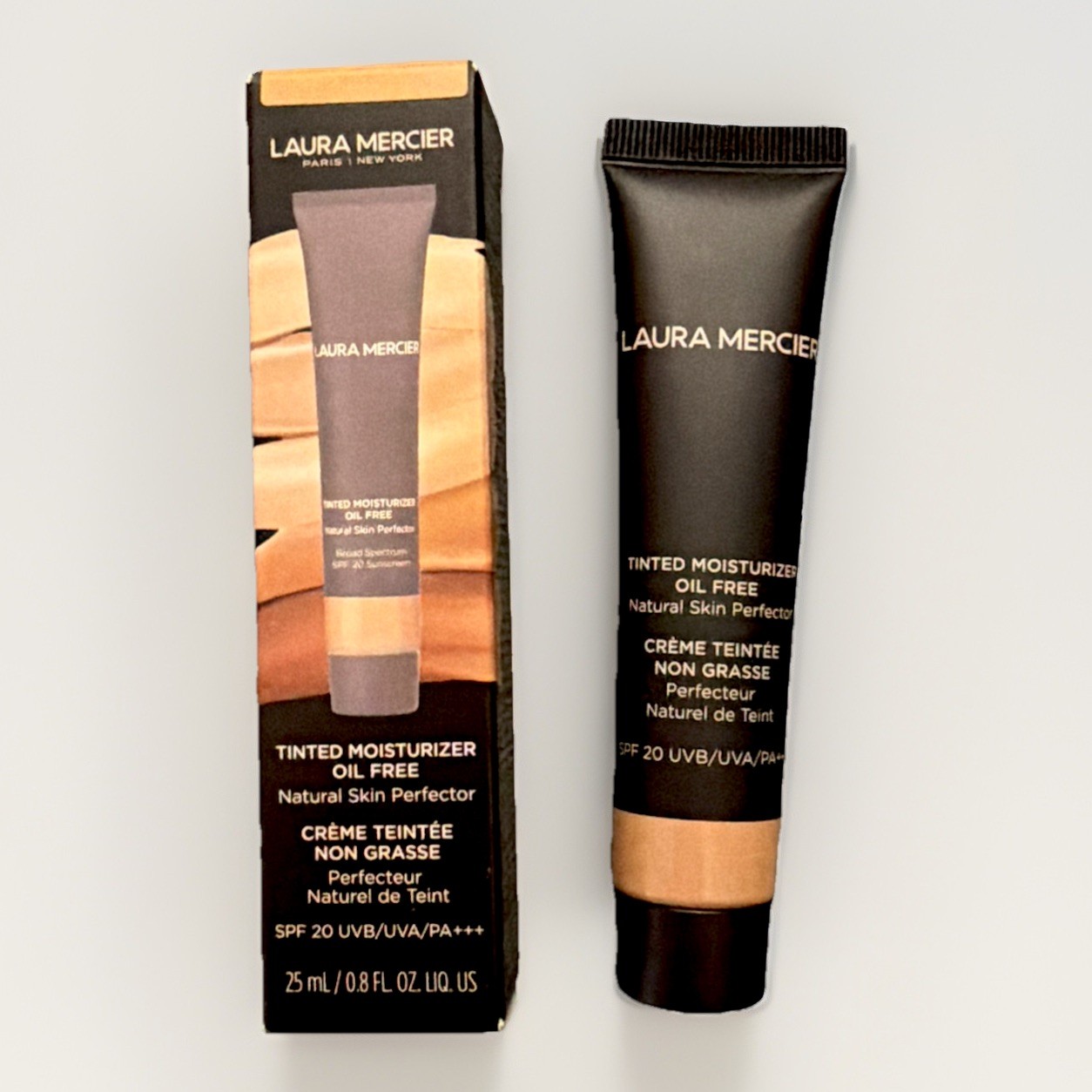 Laura Mercier Tinted Moisturizer Oil Free 25 ML 4w1 Tawny NIB Sealed Travel Size