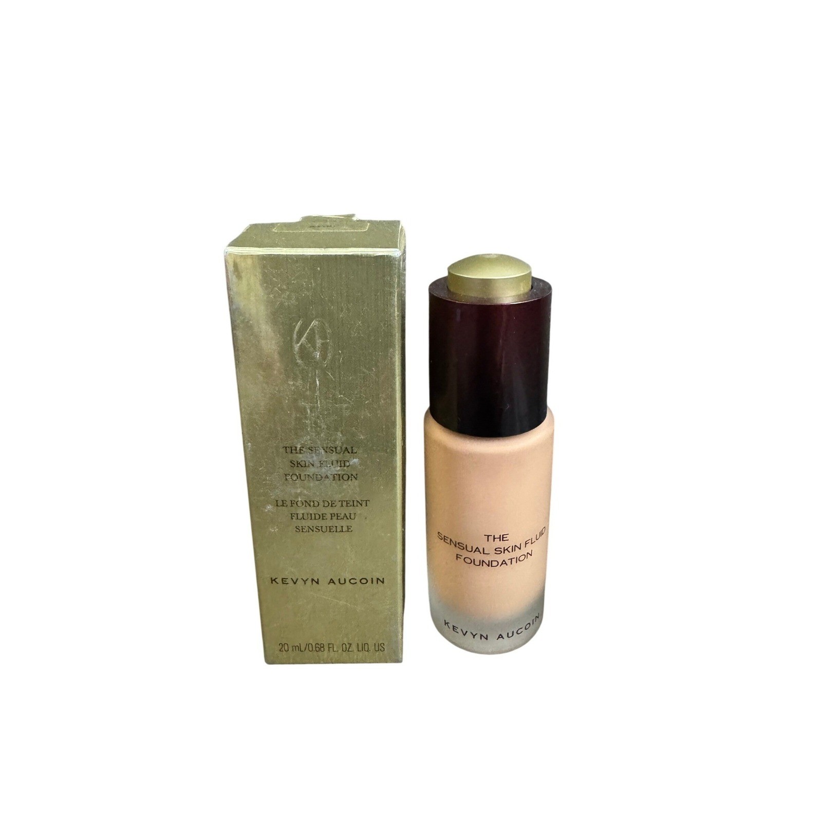 Kevyn Aucoin The Sensual Skin Fluid Foundation SF09 20ml 0.68 fl oz New in Box