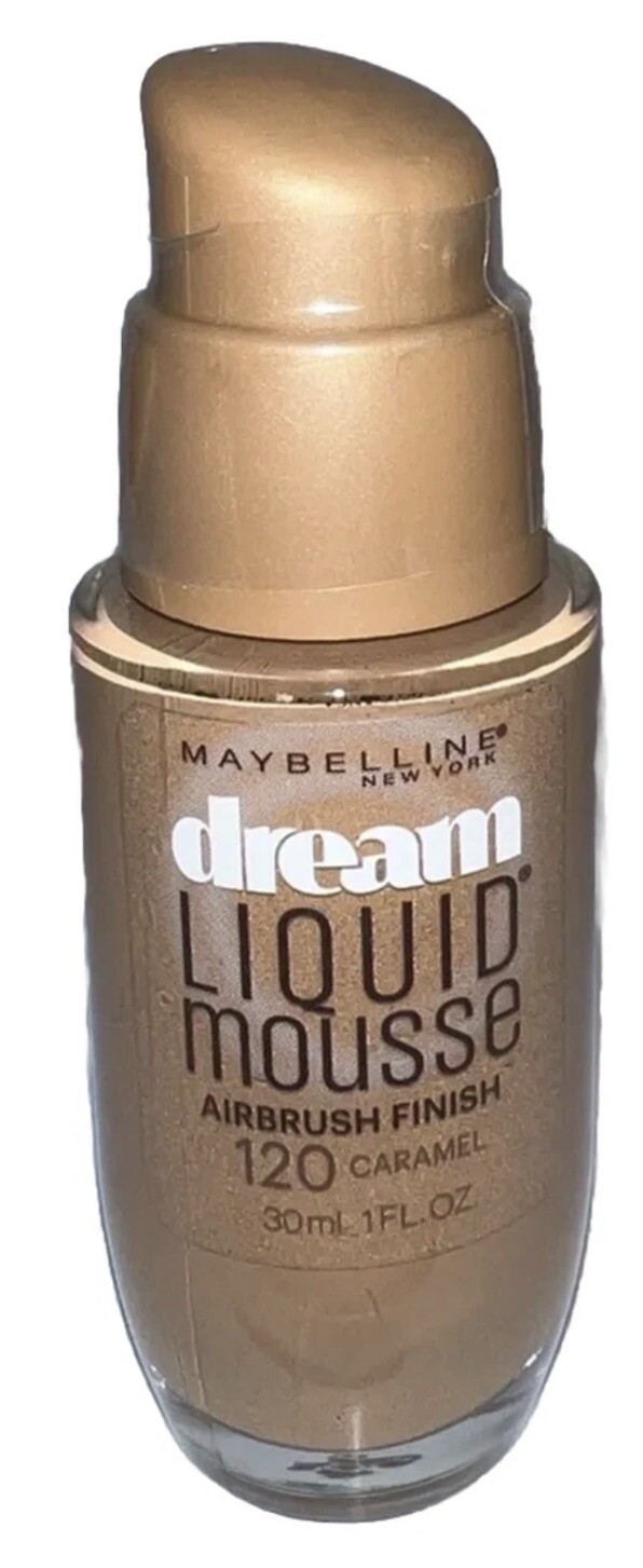 Maybelline Dream Satin Liquid Foundation + Hydrating Serum #120 Caramel *NEW*