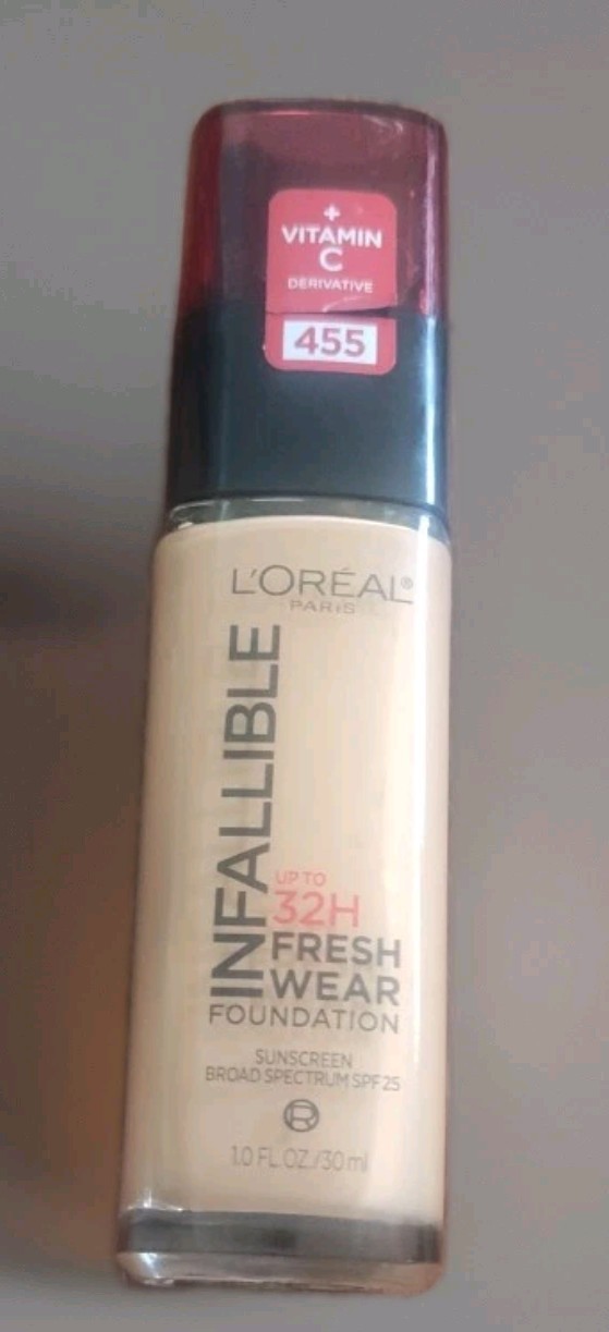 L’OREAL Infallible 24hr Fresh Wear Foundation 455 Natural Buff