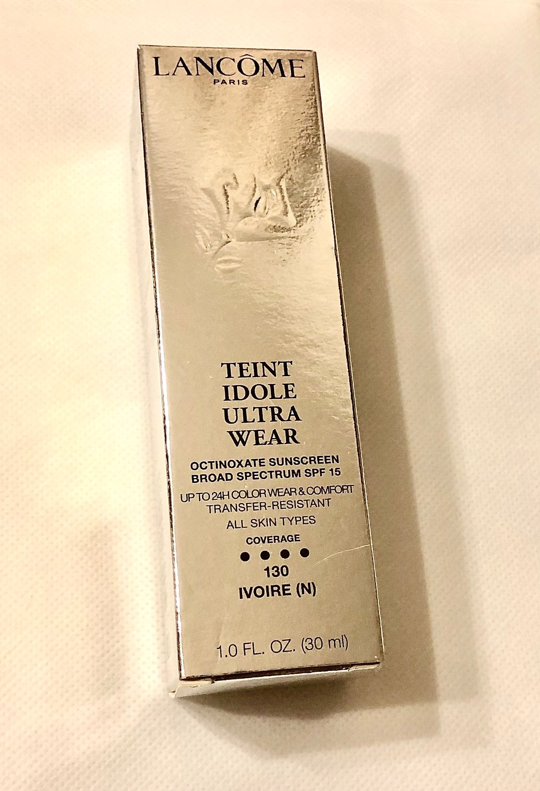 ORIGINAL Formula Lancome Teint Idole Ultra Wear Ivorie 130 Neutral