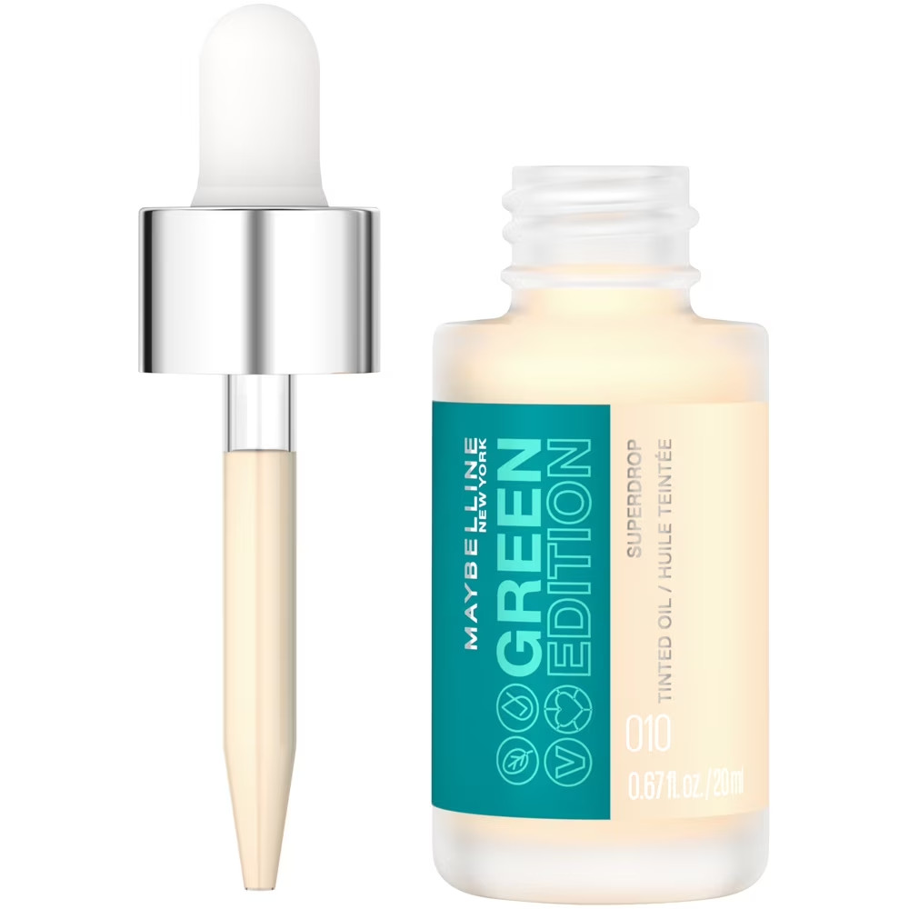 Maybelline Green Edition Superdrop Tinted Oil Foundation ~ Choose Shade