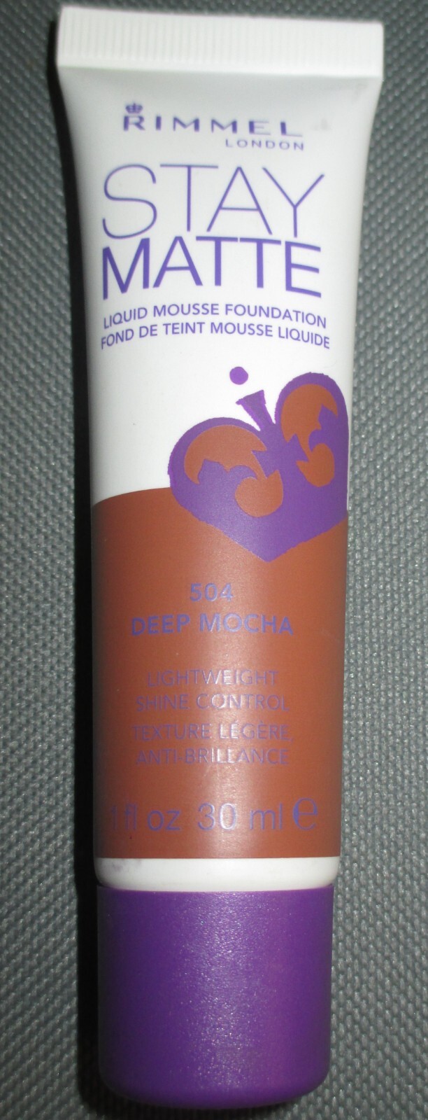 Rimmel London Stay Matte Mousse Foundation -504 Deep Mocha 1 fl. oz. NEW
