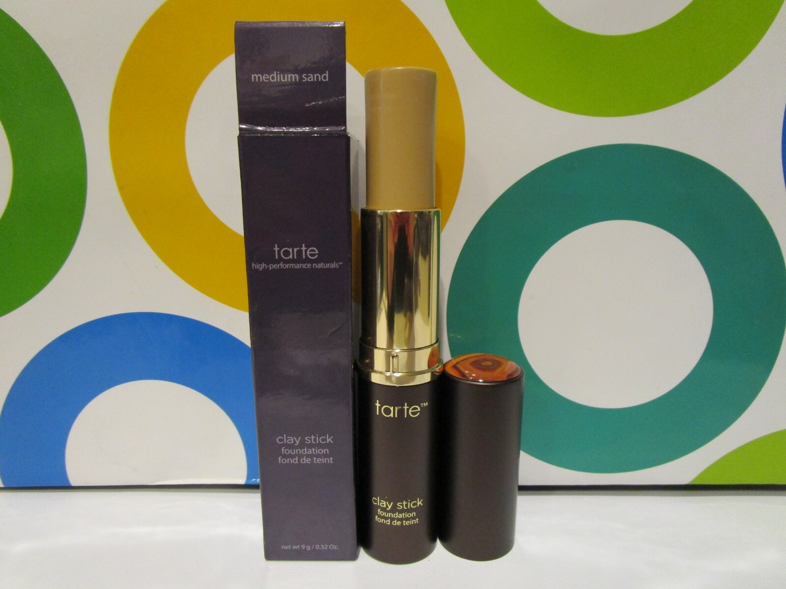 TARTE ~ CLAY STICK FOUNDATION ~ FAIR NEUTRAL ~ 0.32 OZ BOXED
