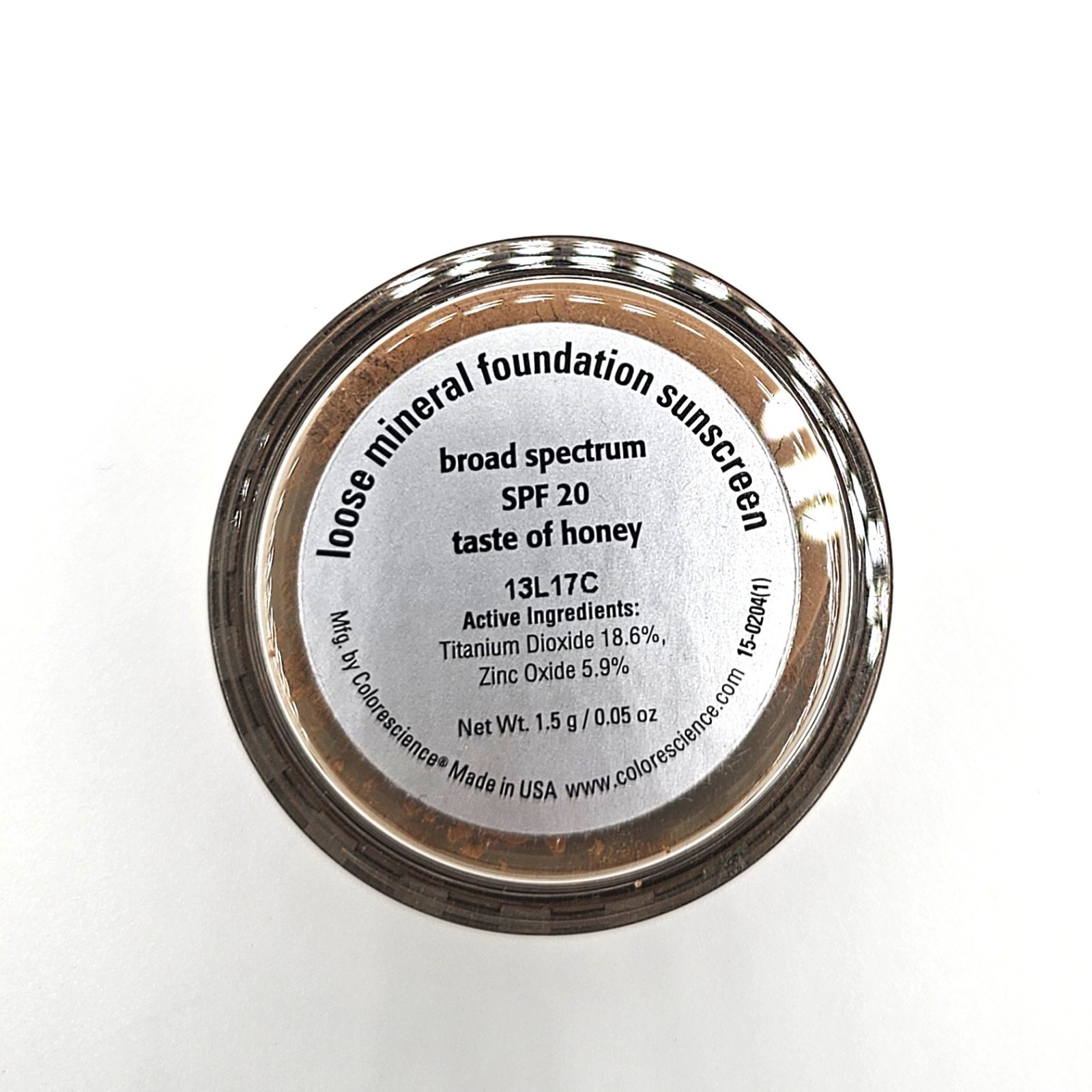 Colorescience Loose Mineral Foundation Sunscreen SPF 20 – Taste of Honey