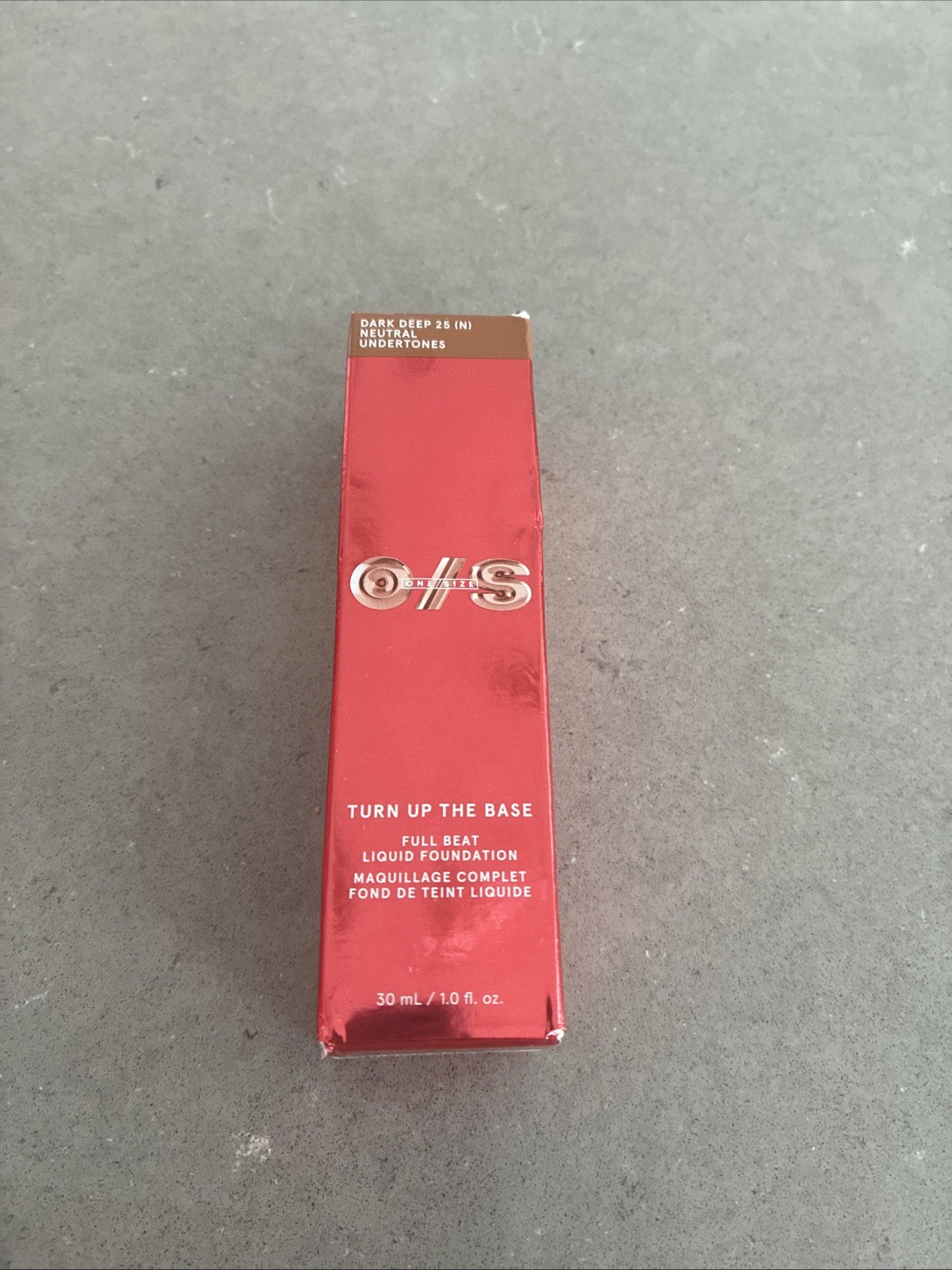One/Size By Patrick Starrr Full Beat Liquid Foundation DARK DEEP 25 (N) | New