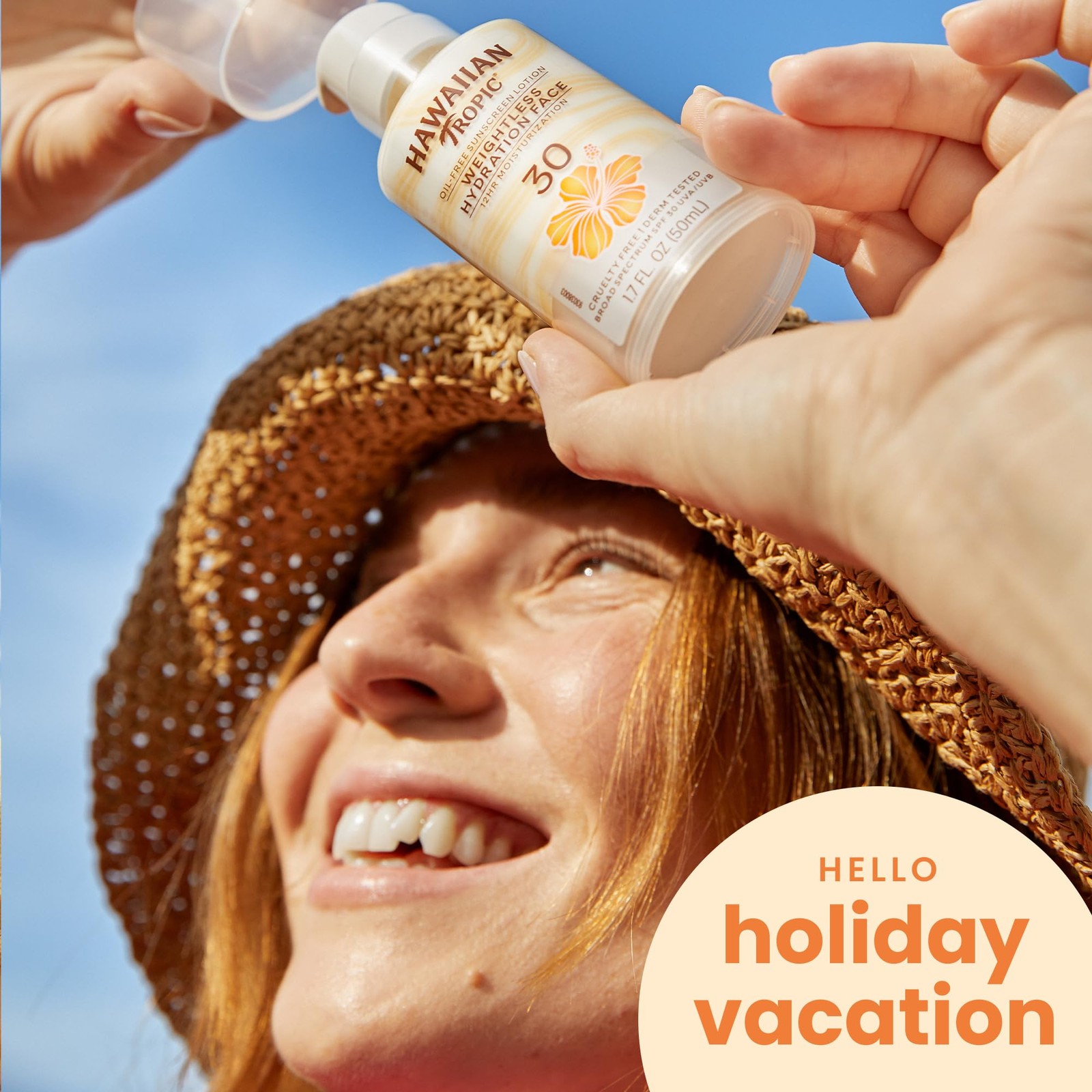 Hawaiian Tropic Weightless Hydration Lotion 1.7 Fl Oz (Pack of 1), SPF 30