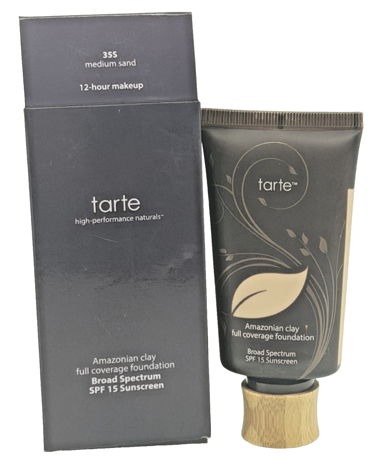 Tarte Amazonian Clay 12-Hour Foundation 1.7 fl oz SPF 15 – 35S Medium Sand – NEW