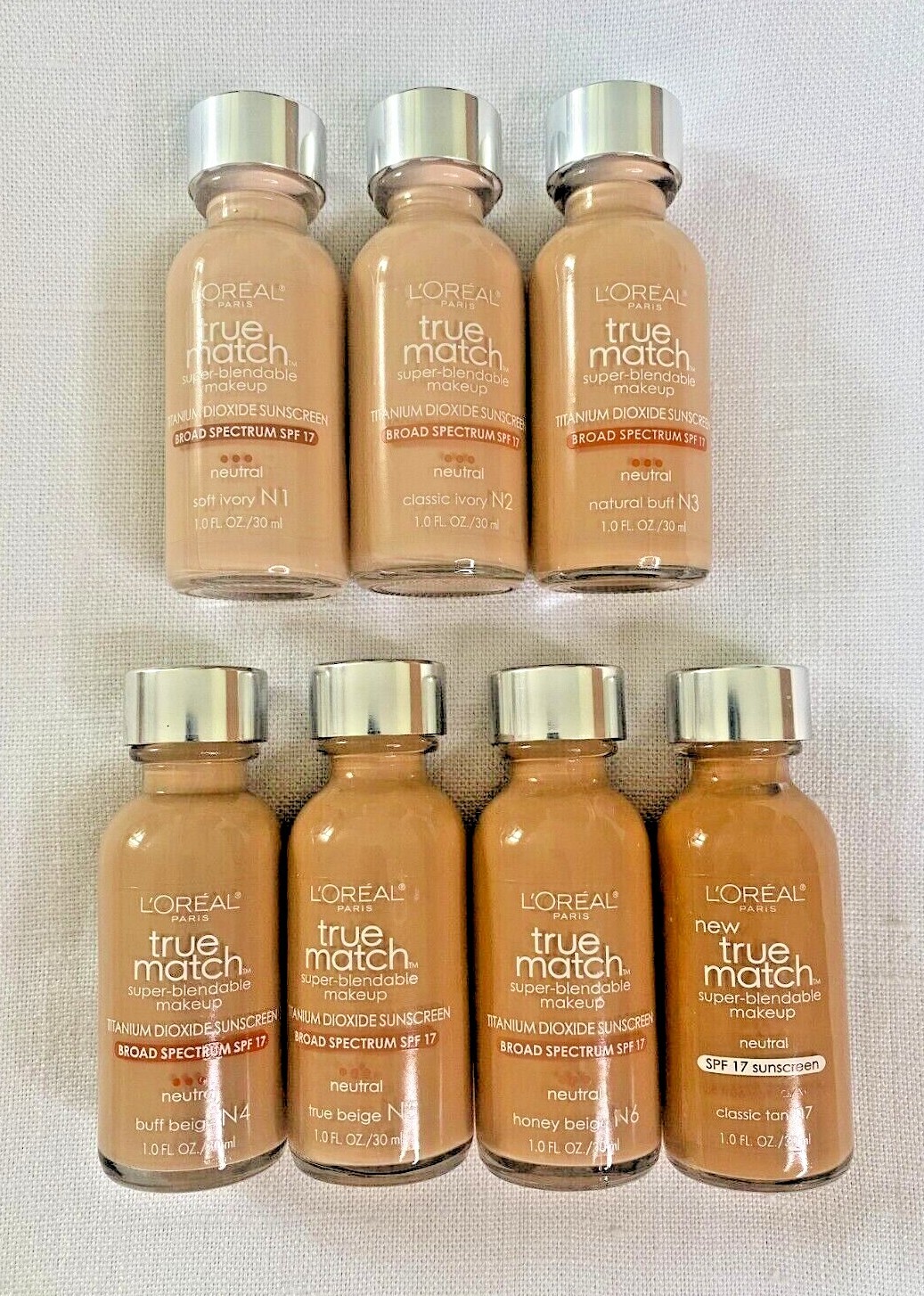 NOS L’Oreal True Match Liquid Foundation SPF 17 – Choose from 10 Shades – READ