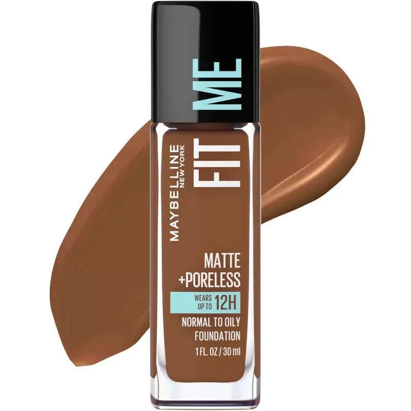 Maybelline Fit Me Matte + Poreless Oil Free Liquid Foundation 368 Deep Golden
