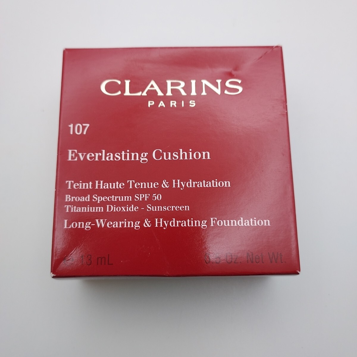 Clarins Everlasting Cushion SPF50 Long Wearing Hydrating Foundation 107 BEIGE