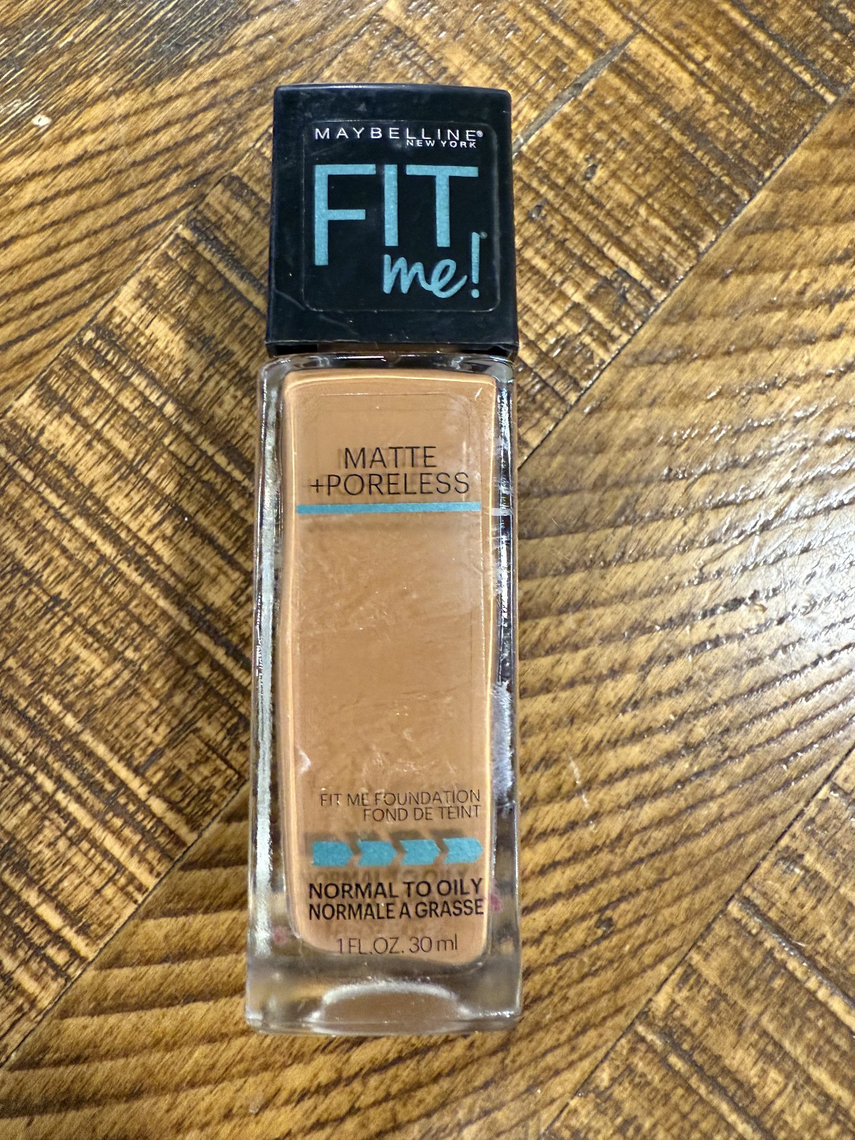 MAYBELLINE FIT ME FOUNDATION Matte + Poreless 1 oz Shade #358 Latte NEW