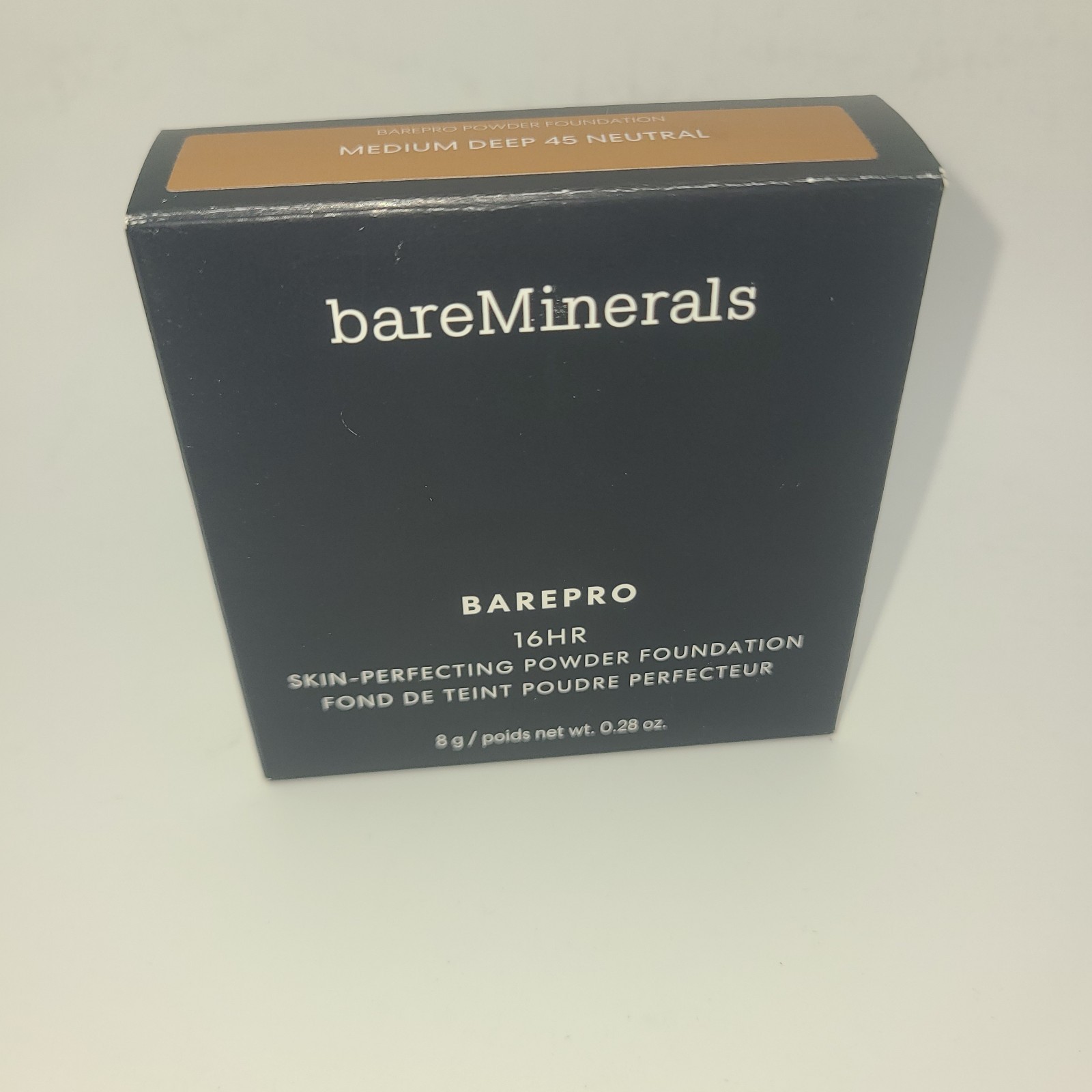 BareMinerals Barepro 16hrPerfecting Powder Foundation Medium Deep 45 Neutral NIB