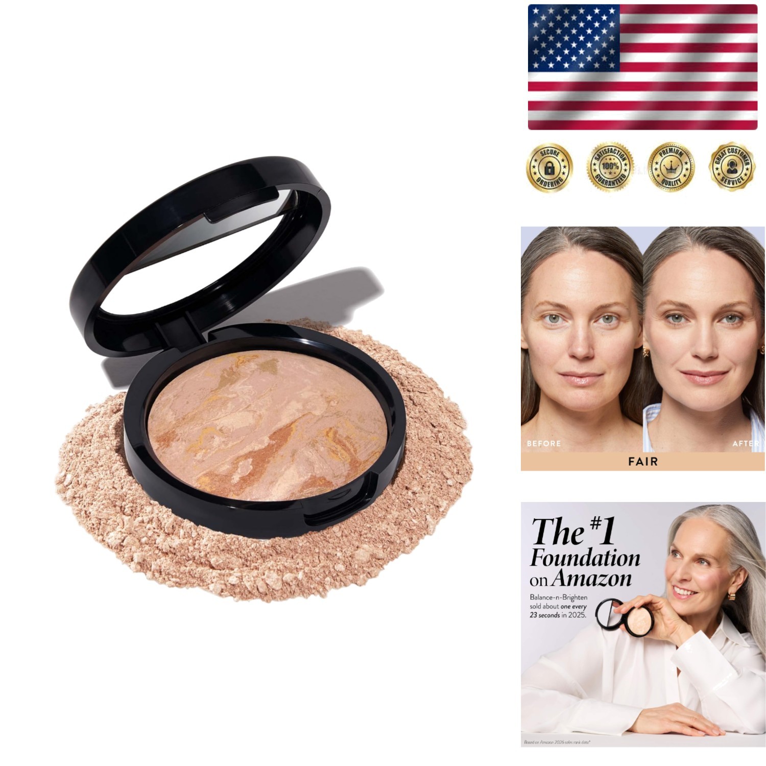 Buildable Baked Balance-n-Brighten Foundation – Hypoallergenic & Lightweight