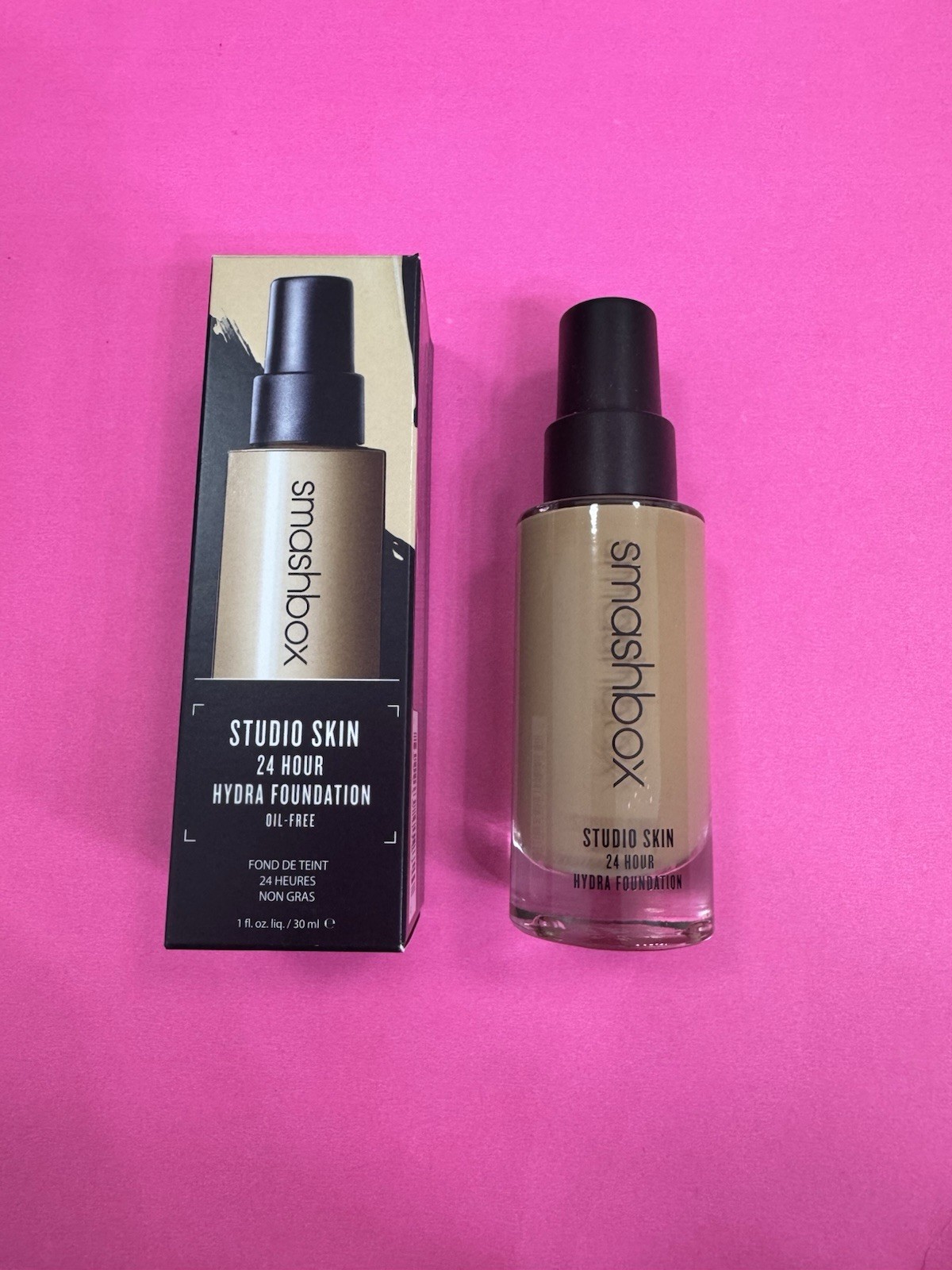 Smashbox Studio Skin 24 Hours HYDRA FOUNDATION 1oz NEW IN BOX 2.2