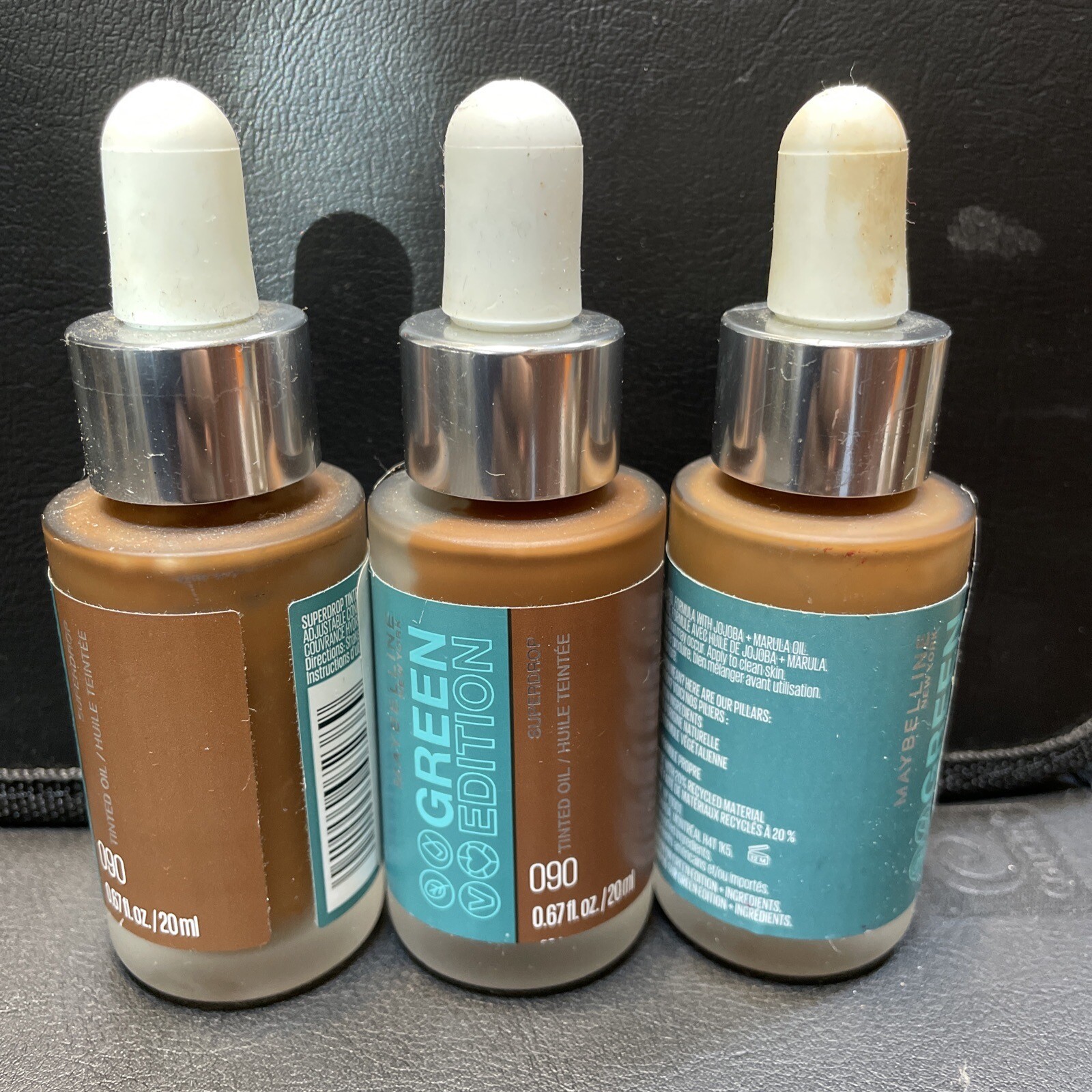 3x Maybelline Green Edition Superdrop Tinted Oil Color 090 Vegan Clean Formula