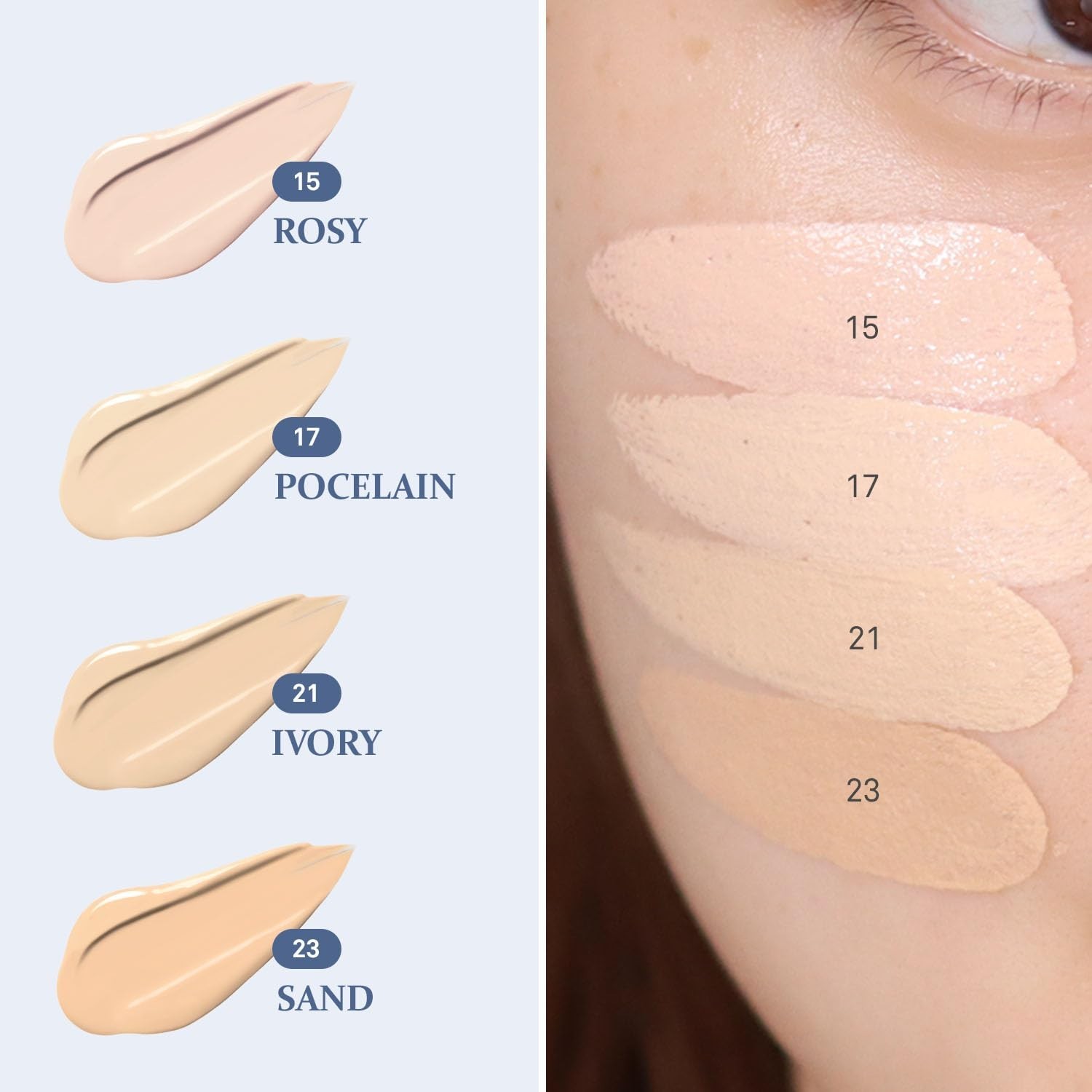 Hince Second Skin Mesh Matte Cushion 12g – Shade 21 Ivory or 23 Sand USA Seller