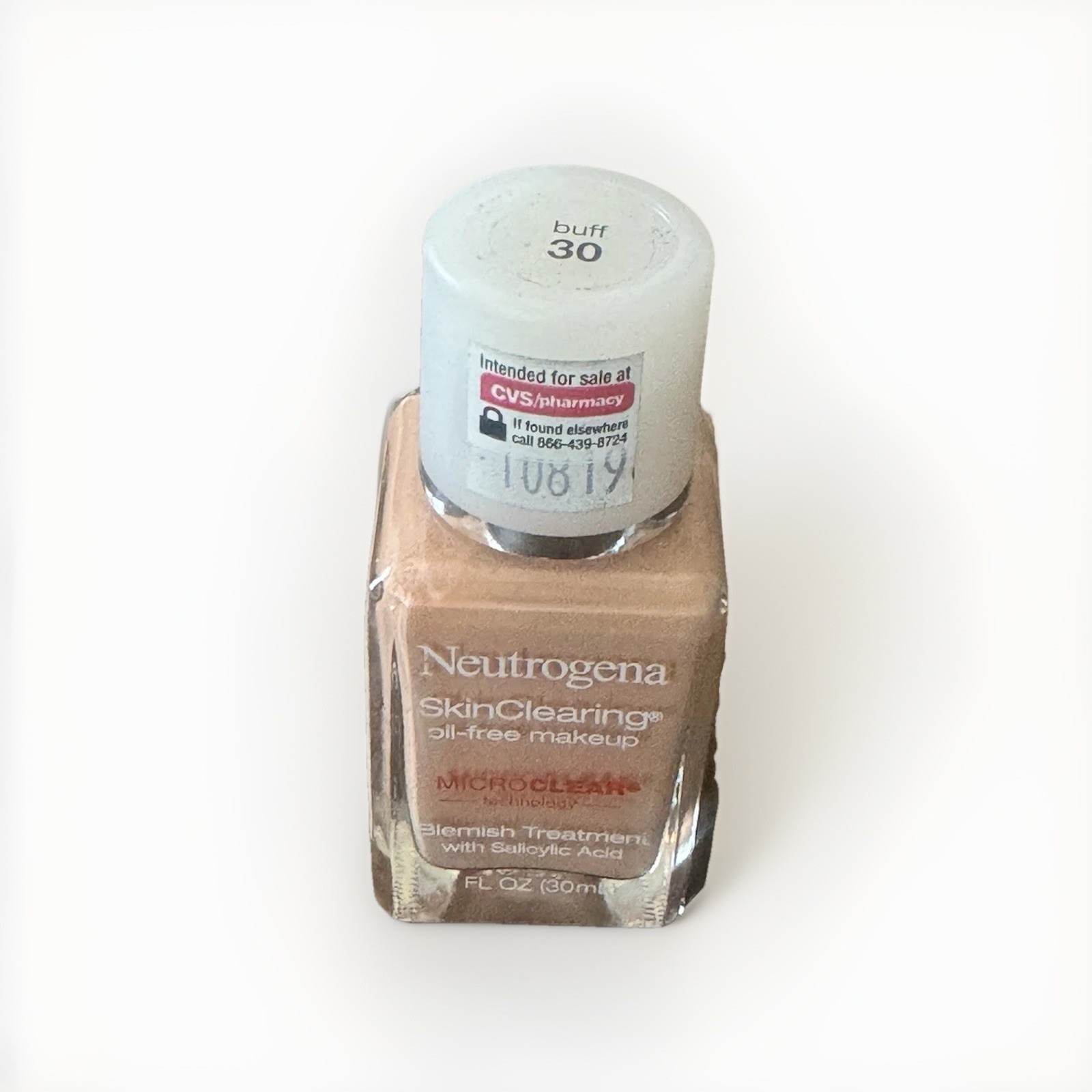 Neutrogena SkinClearing Oil-Free Liquid Foundation SPF 20 Buff 30 1 fl oz