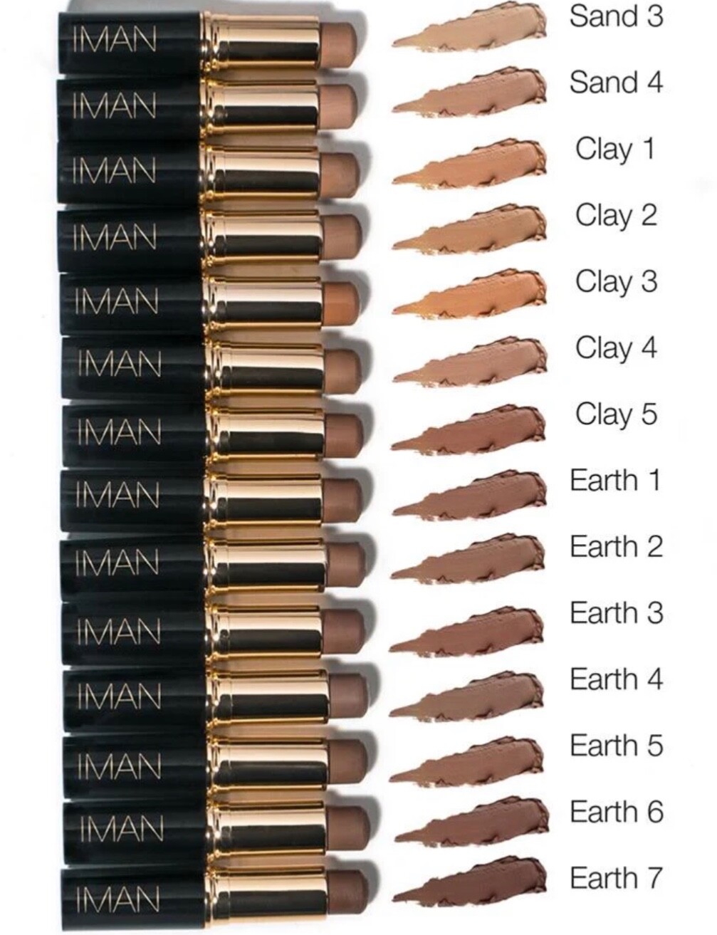 IMAN Second To None Stick Foundation Shade CLAY 4 – New Discontinued HTF