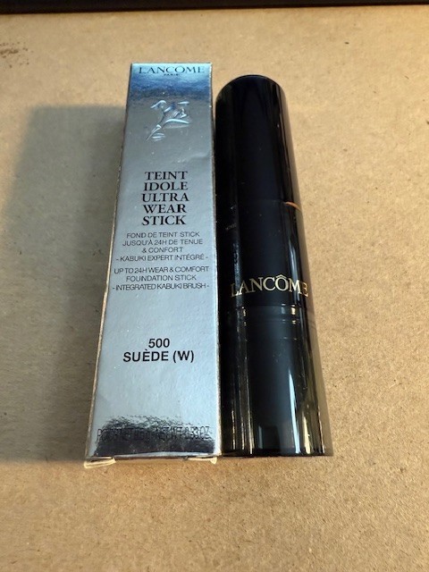 Lancome Teint Idole Ultra Wear Foundation Stick With Brush # 500 SUEDE (W) NIB