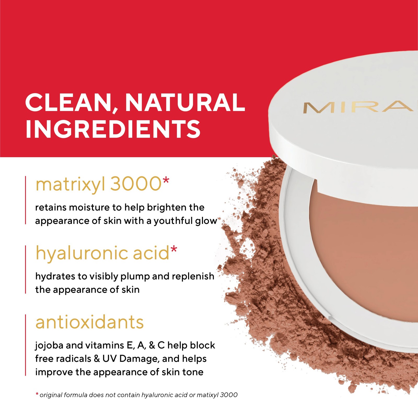 Invincible For All Pure Pressed Powder Foundation Makeup, Buildable Mineral F…