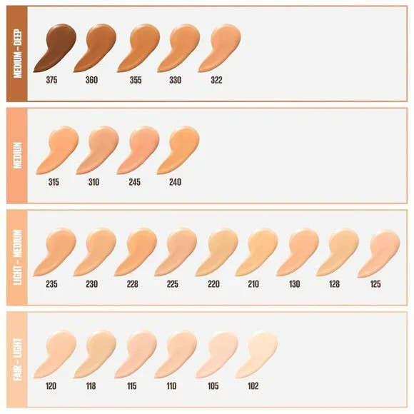 Maybelline Fit Me Dewy + Smooth Foundation 120 Classic Ivory NEW USA Seller