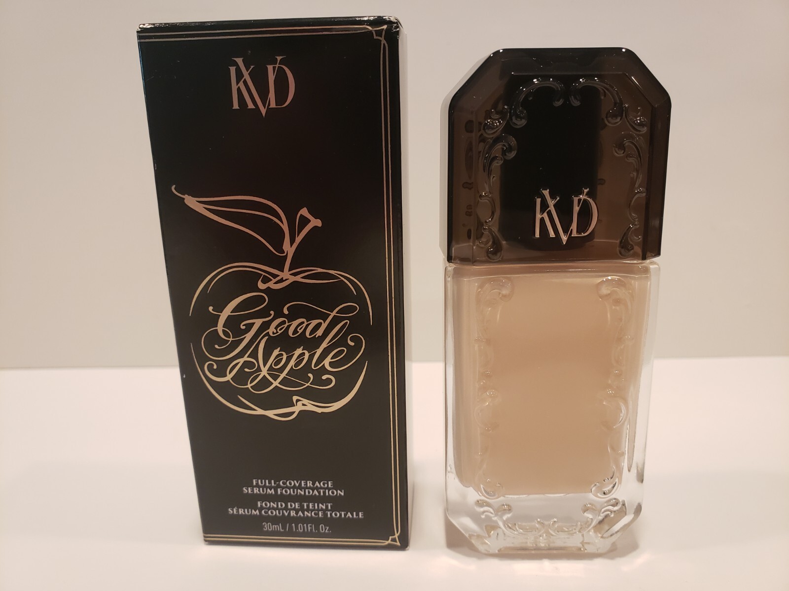 Kat Von D ~ Good Apple ~ Full-Coverage Serum Foundation ~#004 Light ~1.01 Oz-NIB